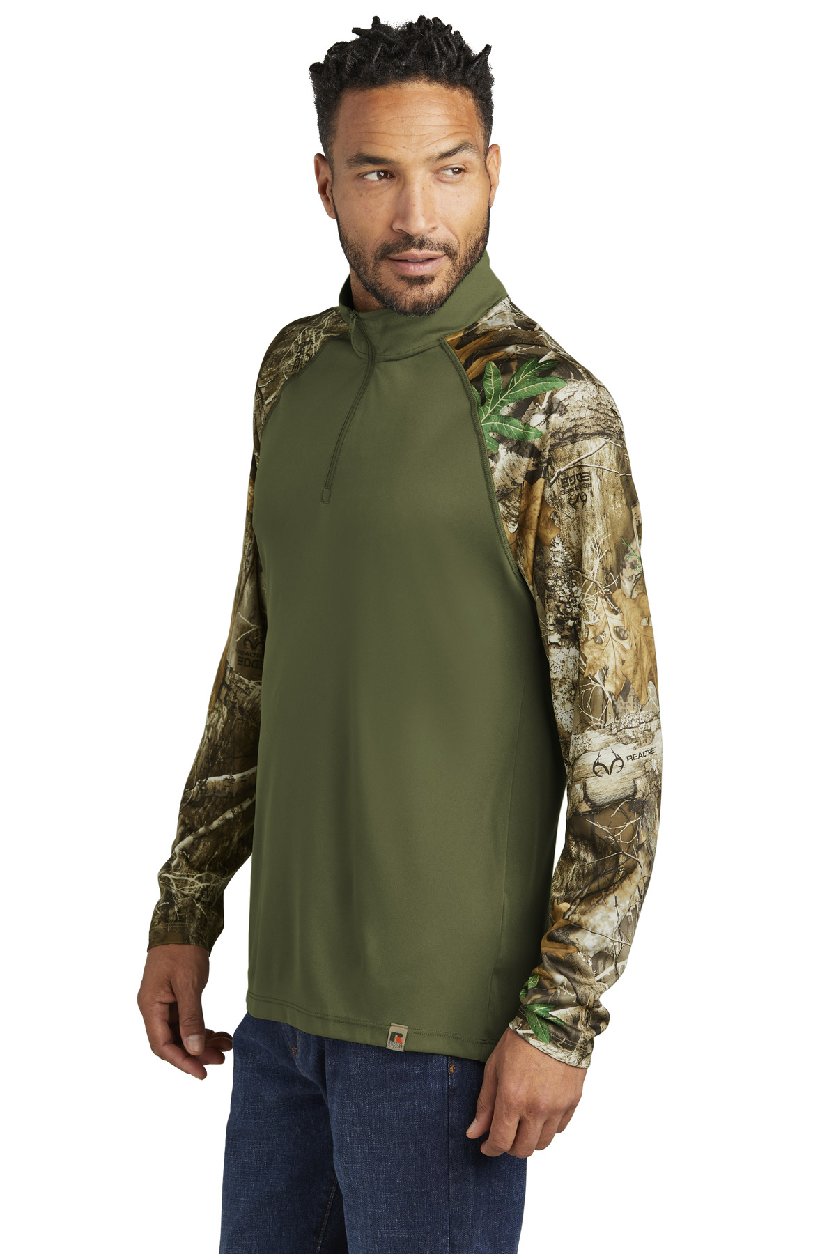 Russell Outdoors Realtree Colorblock Performance 1/4-Zip RU152