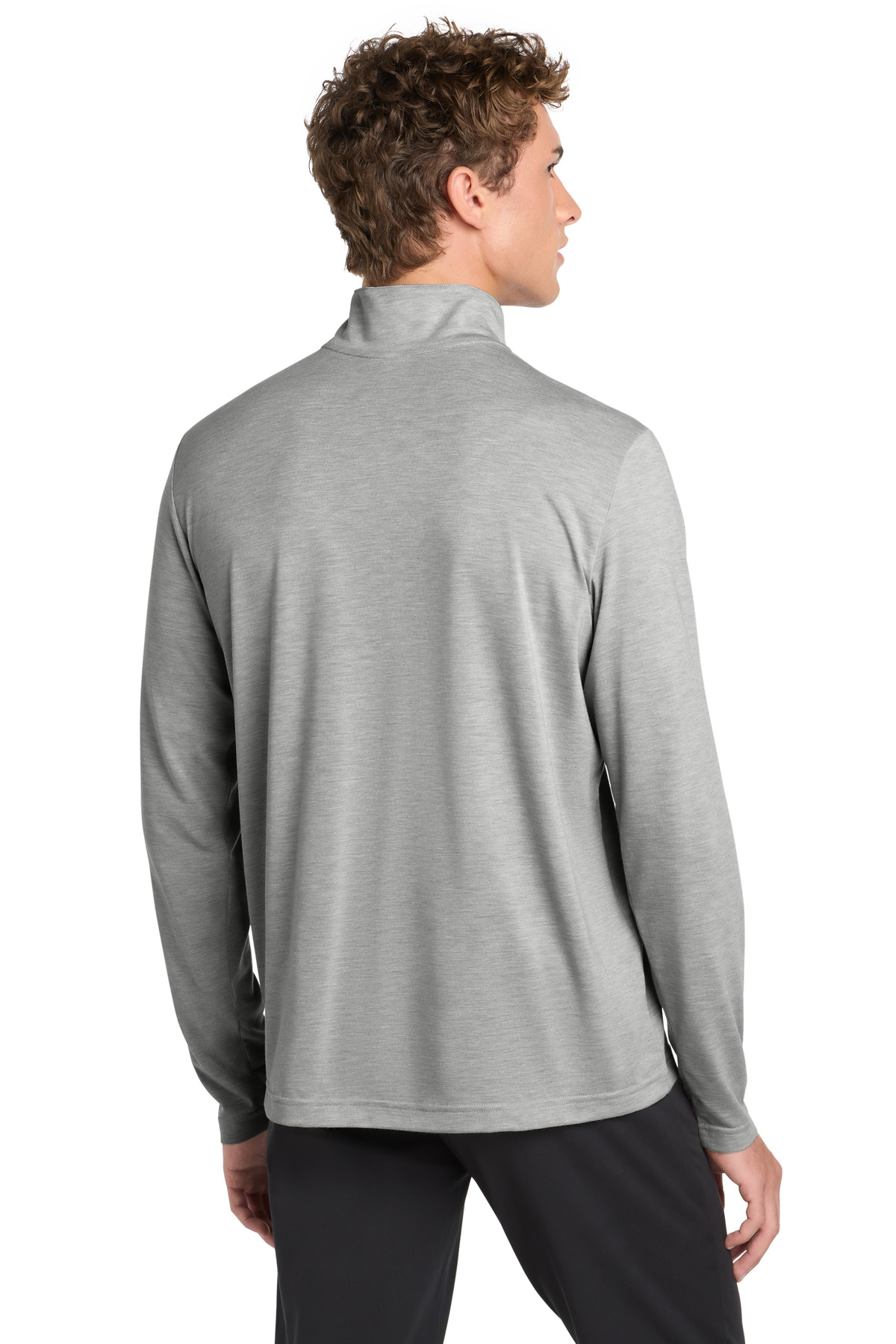 Sport-Tek PosiCharge Tri-Blend Wicking 1/4-Zip Pullover. ST407