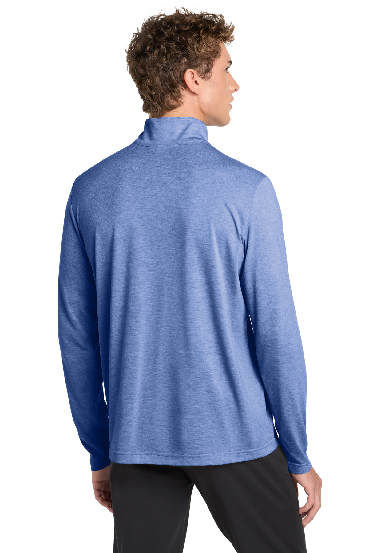 Sport-Tek PosiCharge Tri-Blend Wicking 1/4-Zip Pullover. ST407