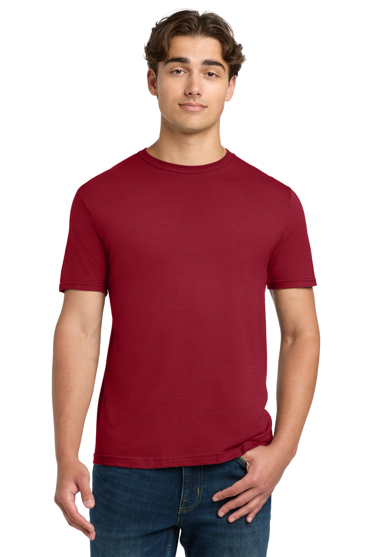 Gildan 64000 swatch in Cherry Red