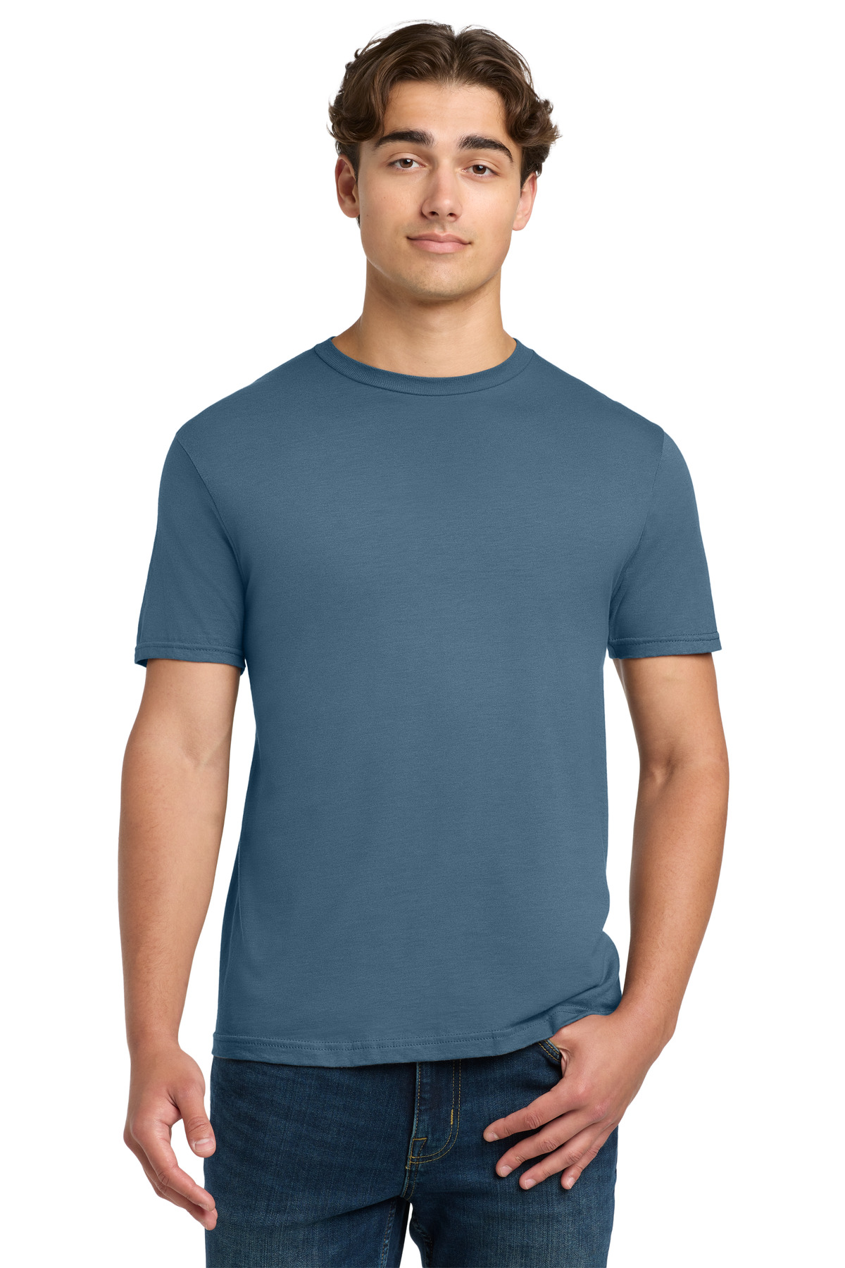 Gildan 64000 swatch in Indigo Blue
