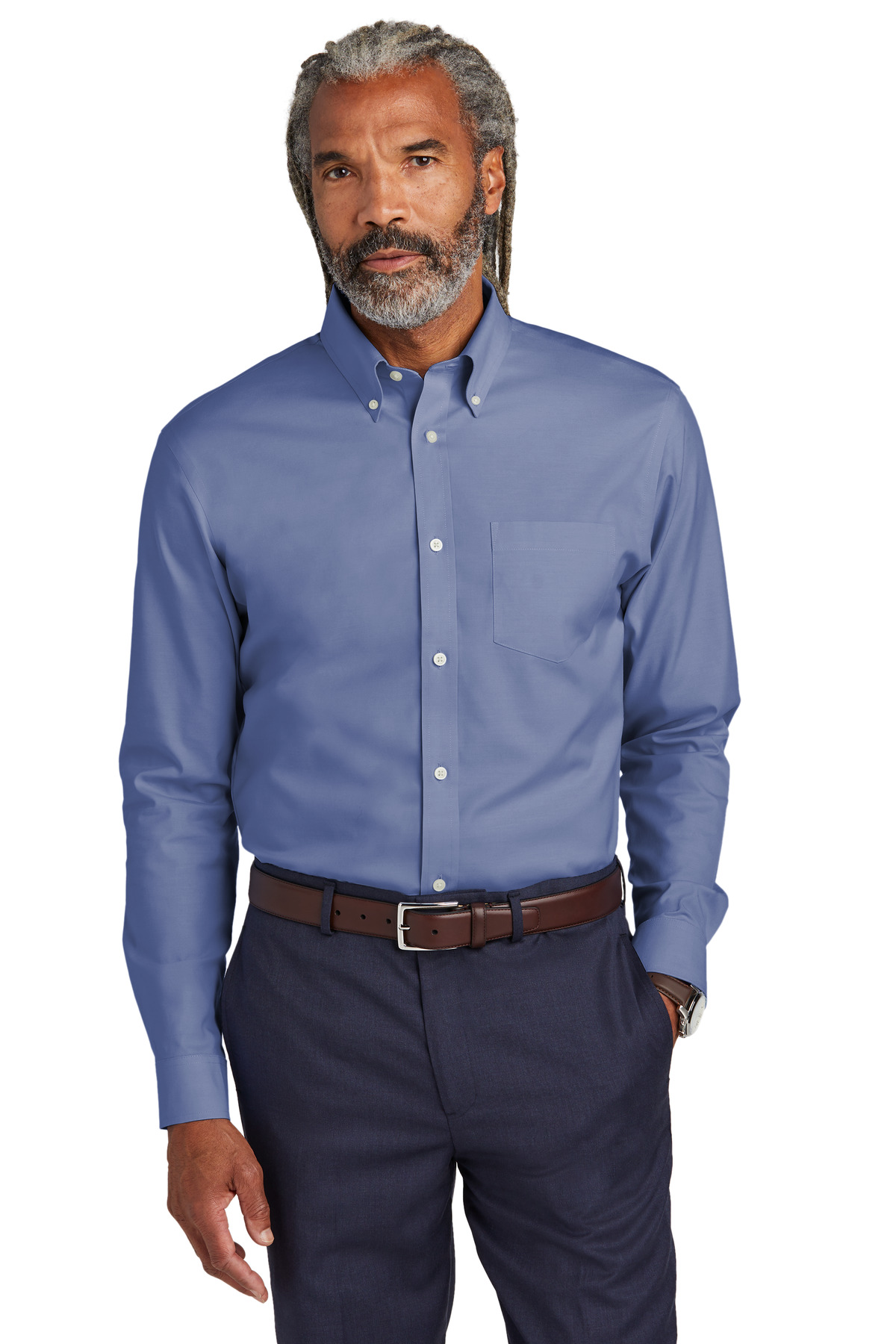 Brooks Brothers Wrinkle&#45;Free Stretch Pinpoint Shirt-Brooks Brothers
