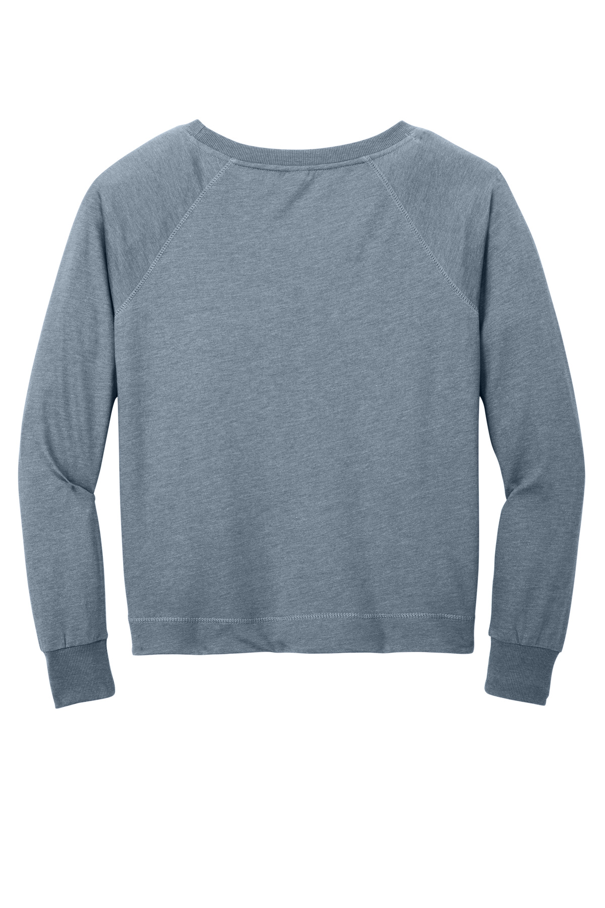 District Women's Featherweight French Terry Long Sleeve Crewneck - Picture 8 of 24