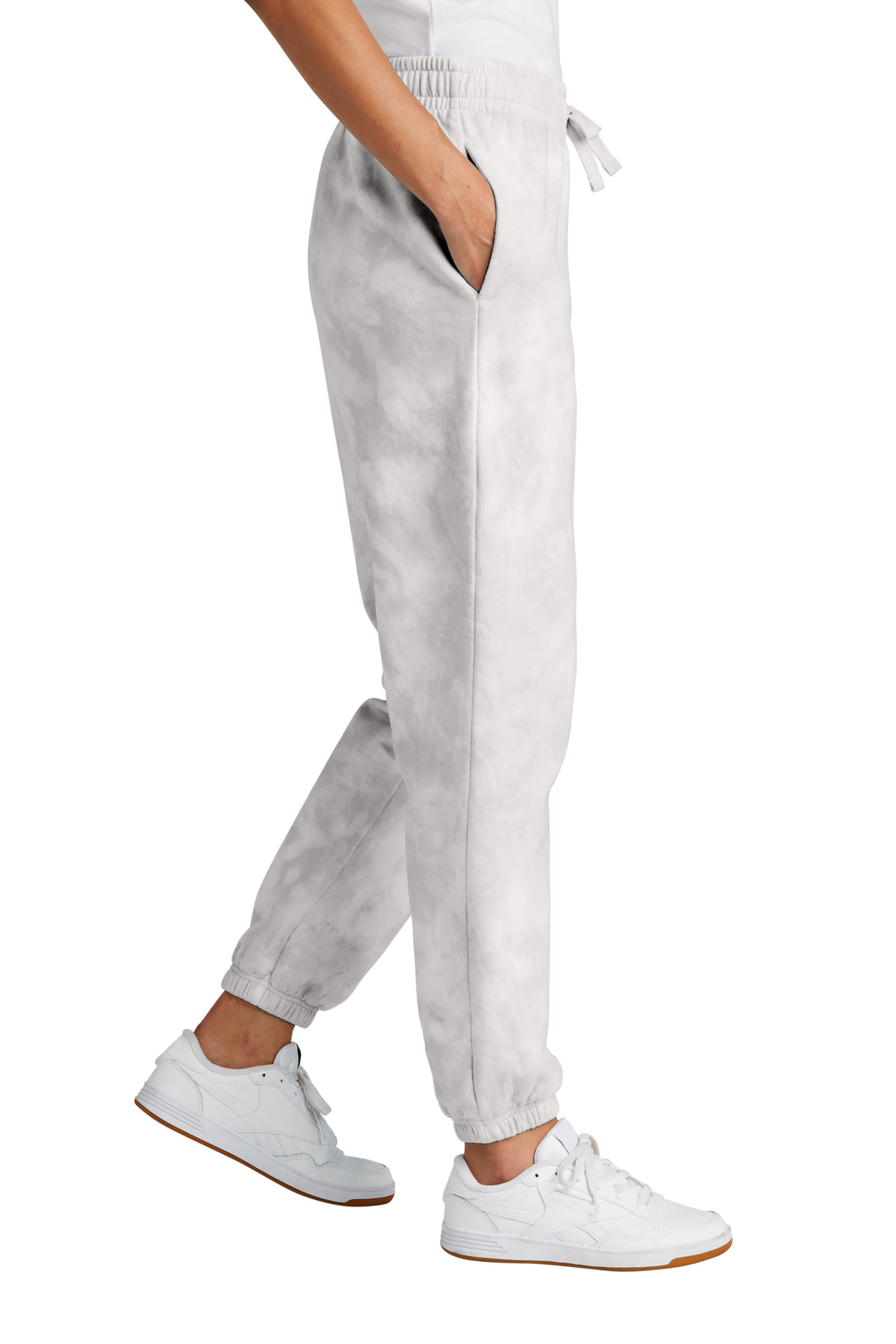 Port & Company Women's Beach Wash Cloud Tie-Dye Sweatpant LPC140P