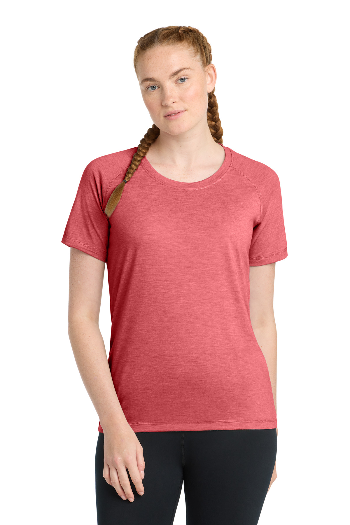 Sport-Tek LST400 swatch in True Red Heather