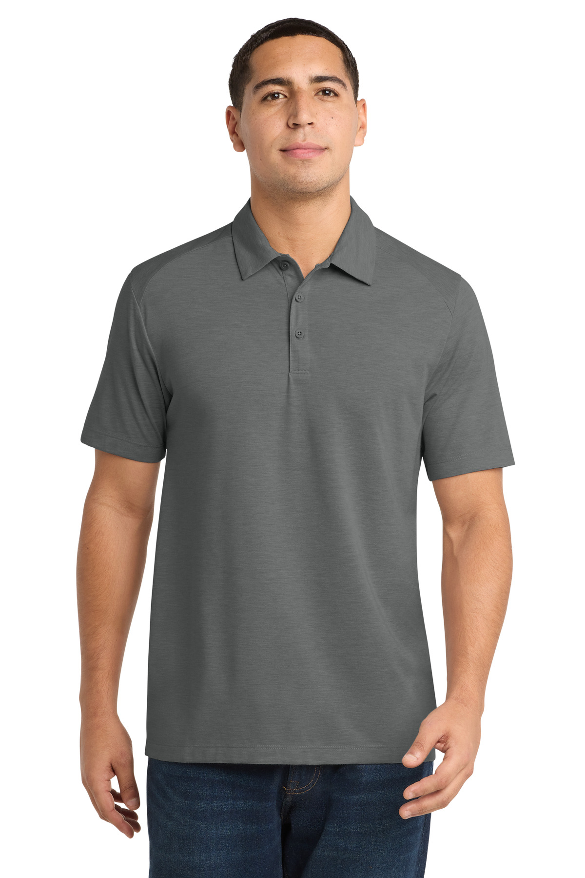Sport-Tek PosiCharge Tri-Blend Wicking Polo-Sport-Tek