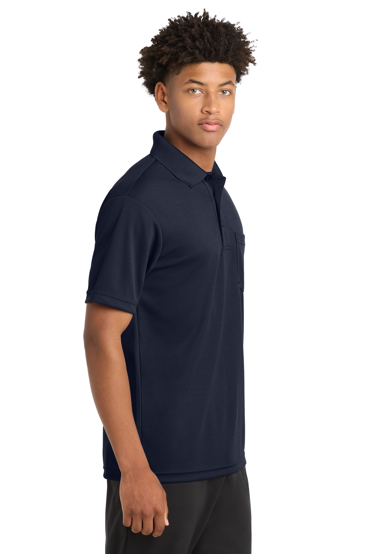 Sport-Tek PosiCharge RacerMesh Pocket Polo. ST640P