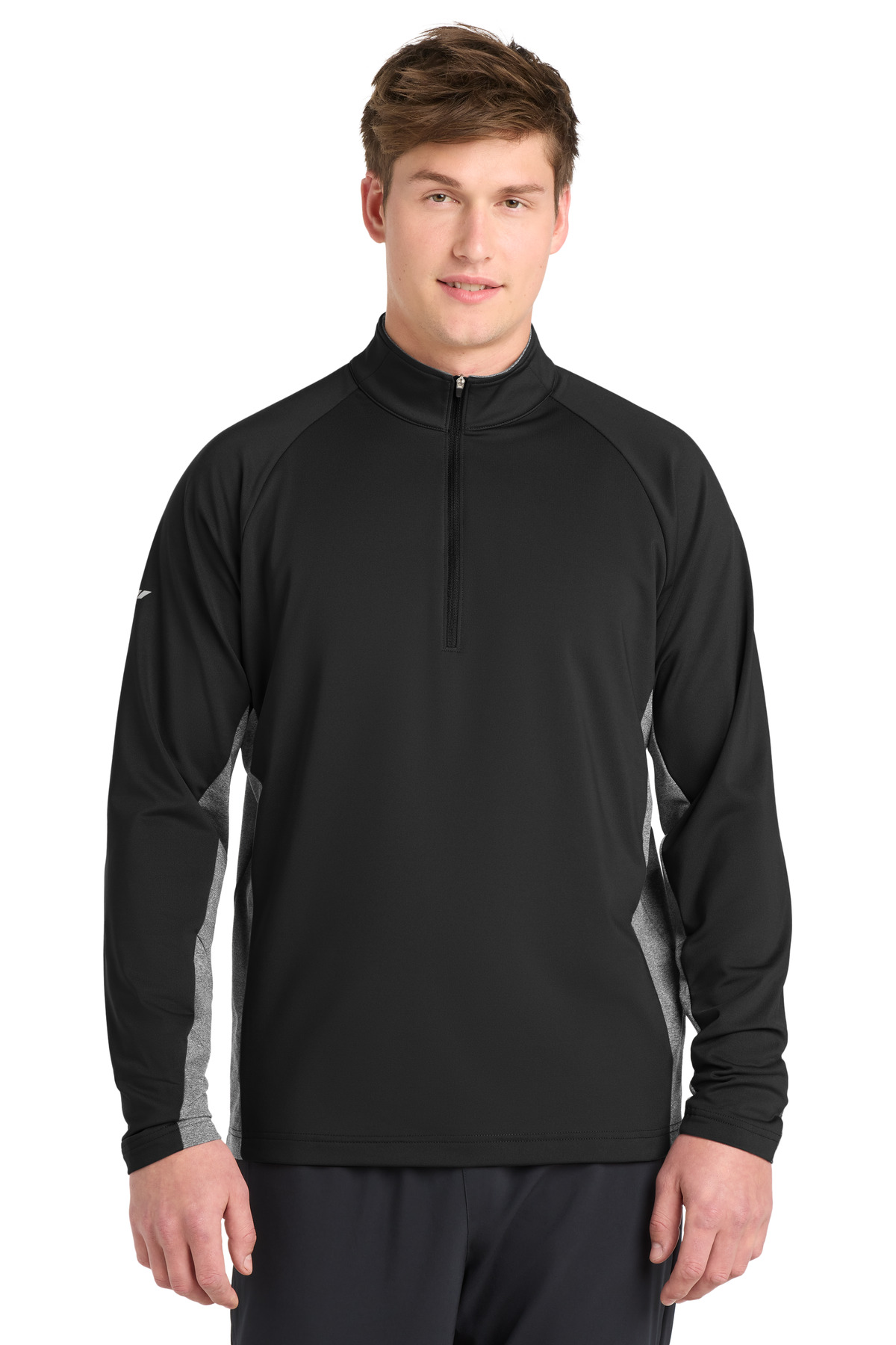 Sport-Tek Sport-Wick Stretch Contrast 1/4-Zip Pullover-Sport-Tek
