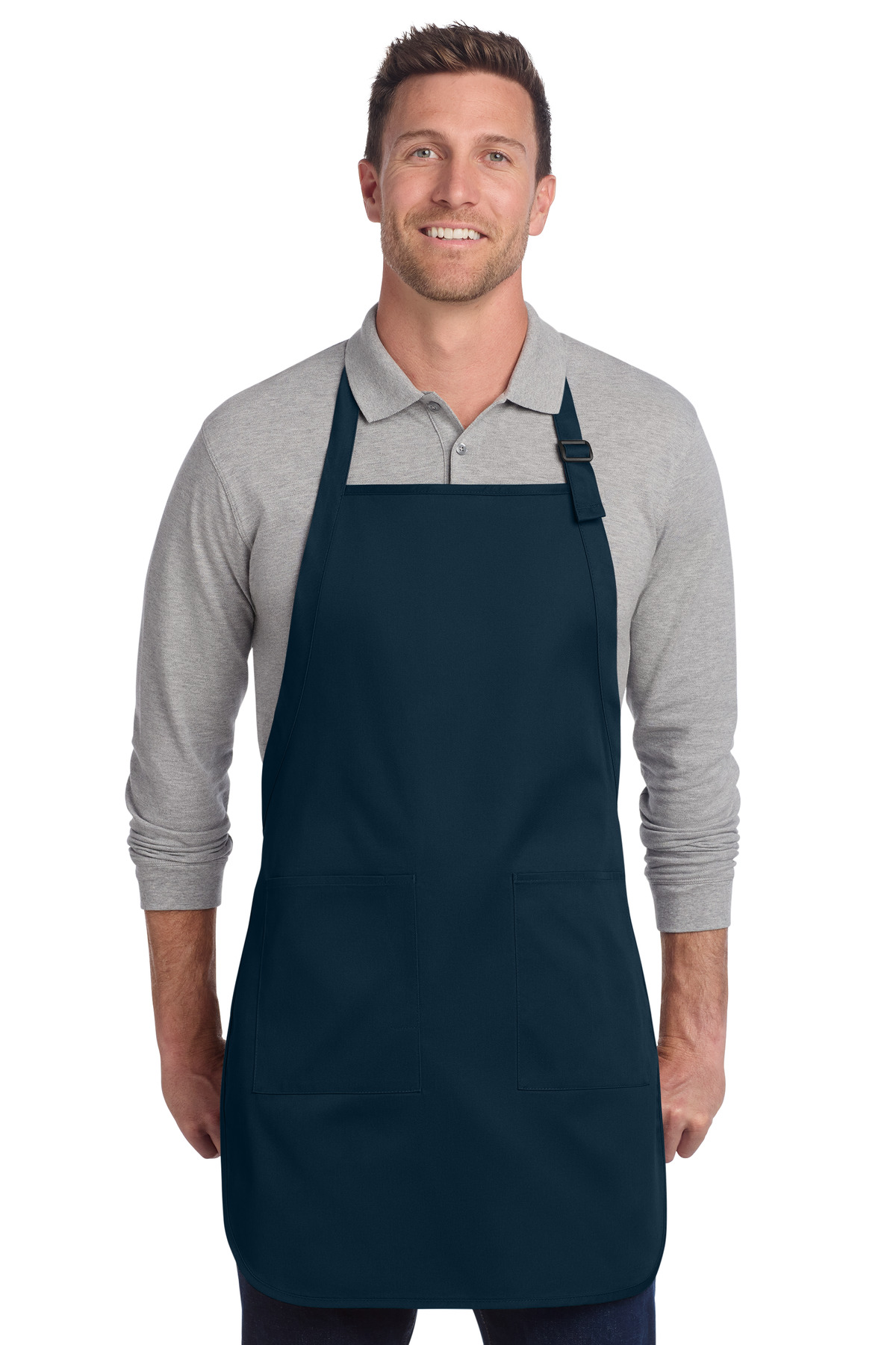Port Authority Full-Length Two-Pocket Bib Apron. A600 - Image 4
