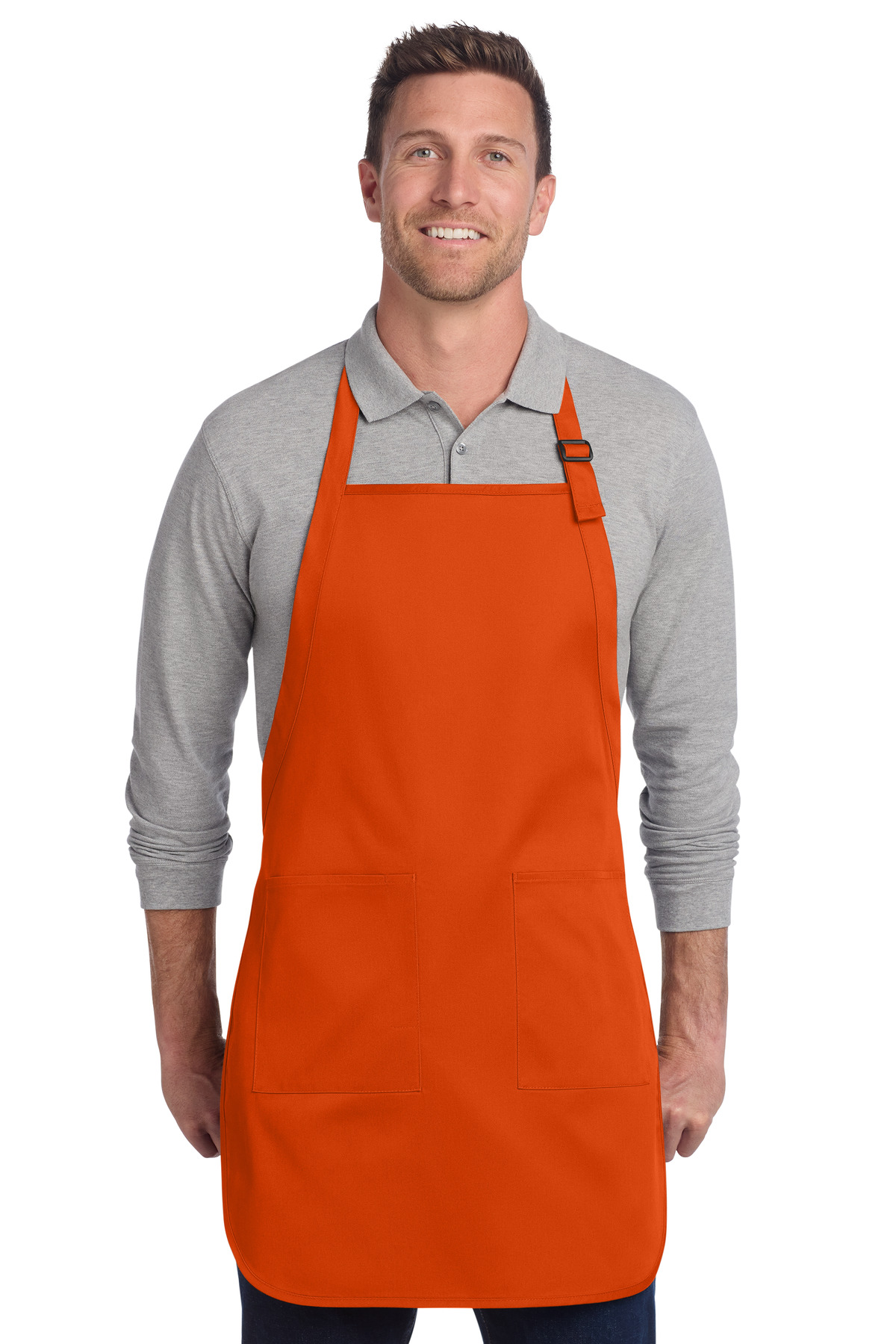 Port Authority Full-Length Two-Pocket Bib Apron. A600 - Image 9