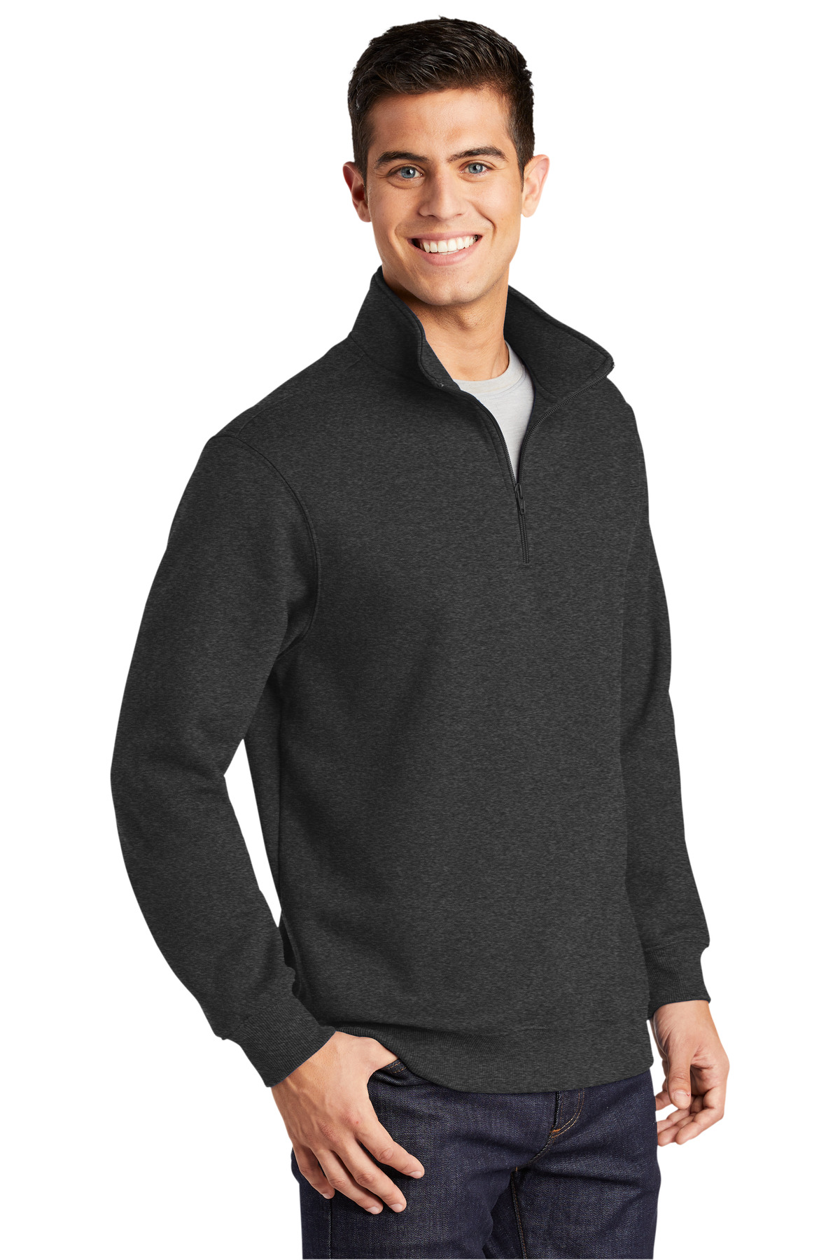 Sport-Tek Tall 1/4-Zip Sweatshirt. TST253