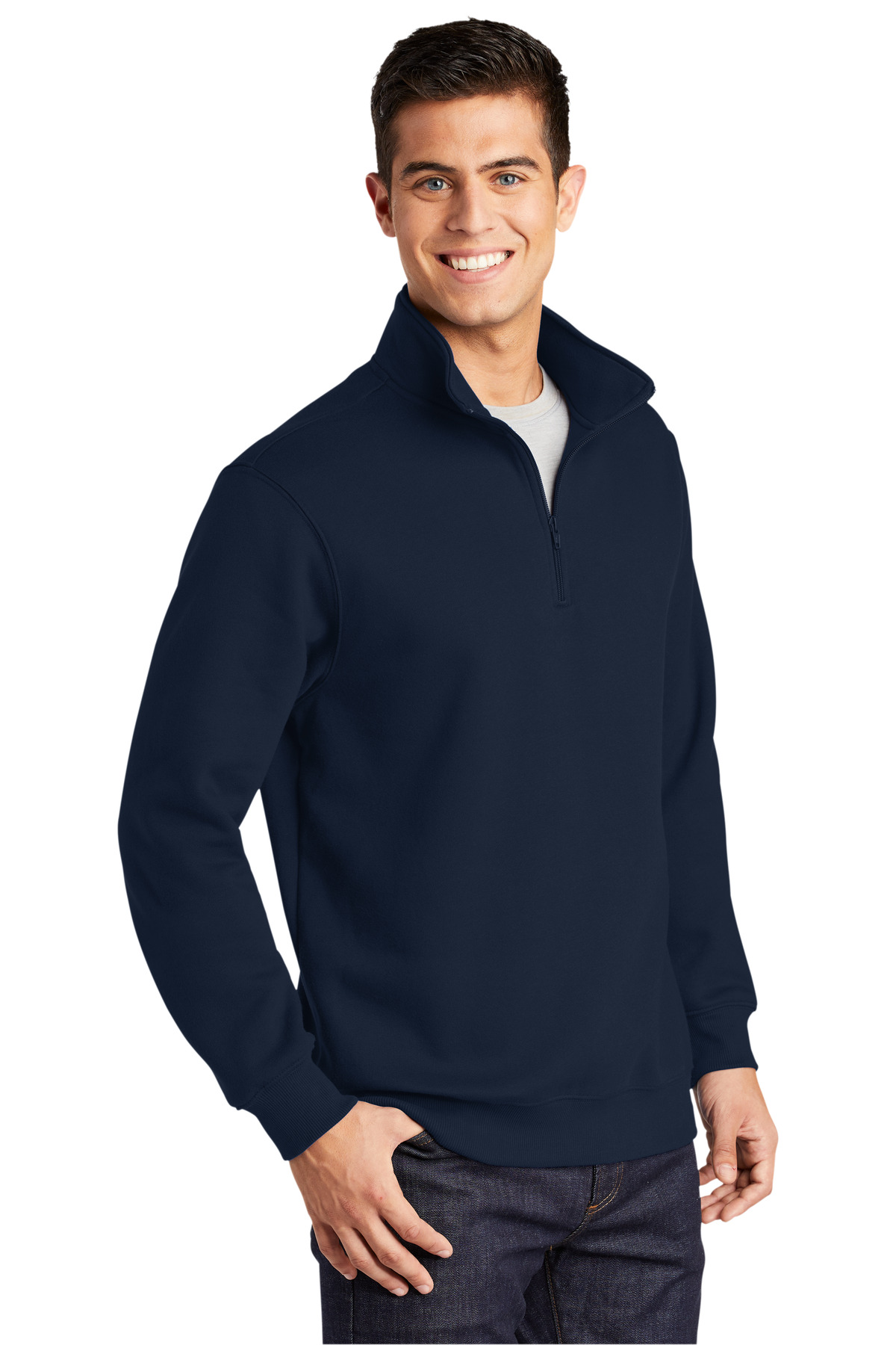 Sport-Tek Tall 1/4-Zip Sweatshirt. TST253