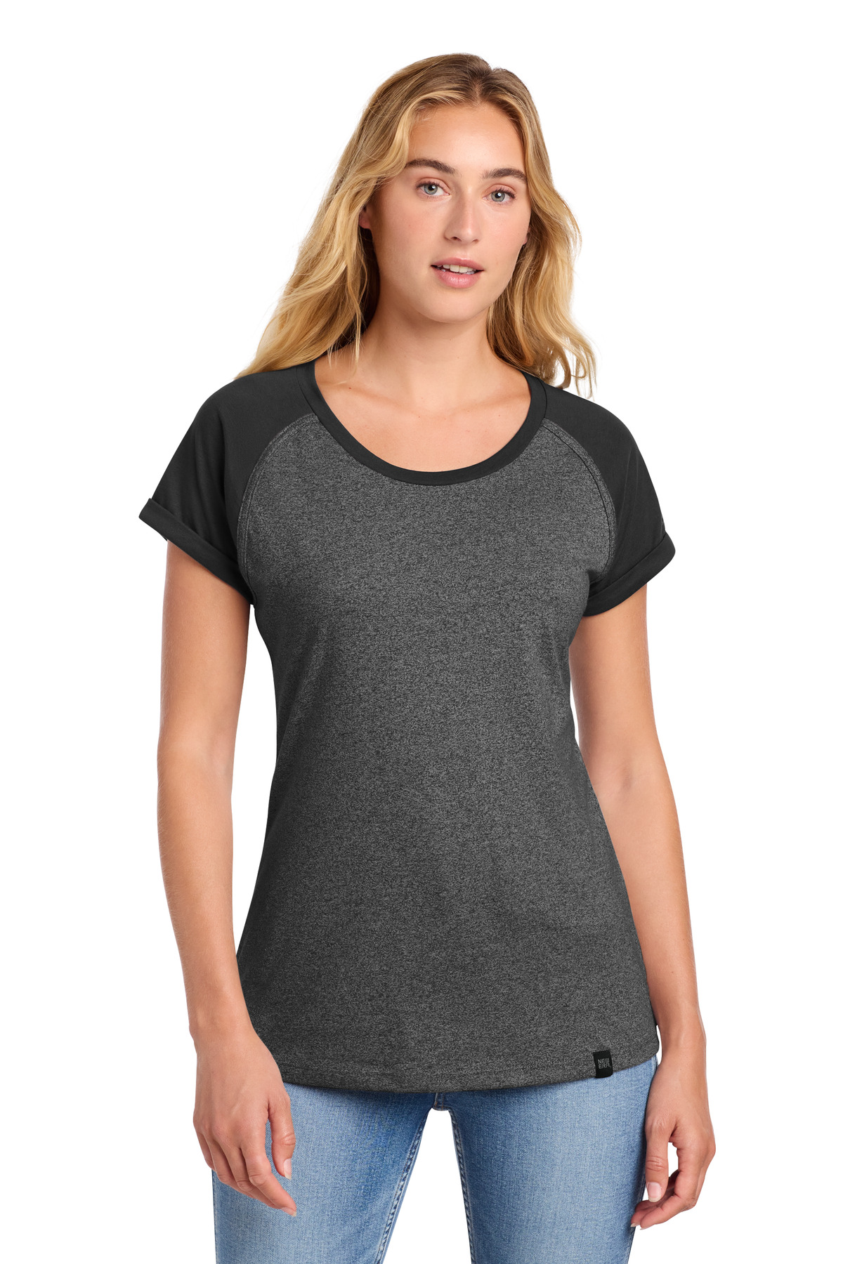 New Era  ┬«  Women's Heritage Blend Varsity Tee. LNEA107