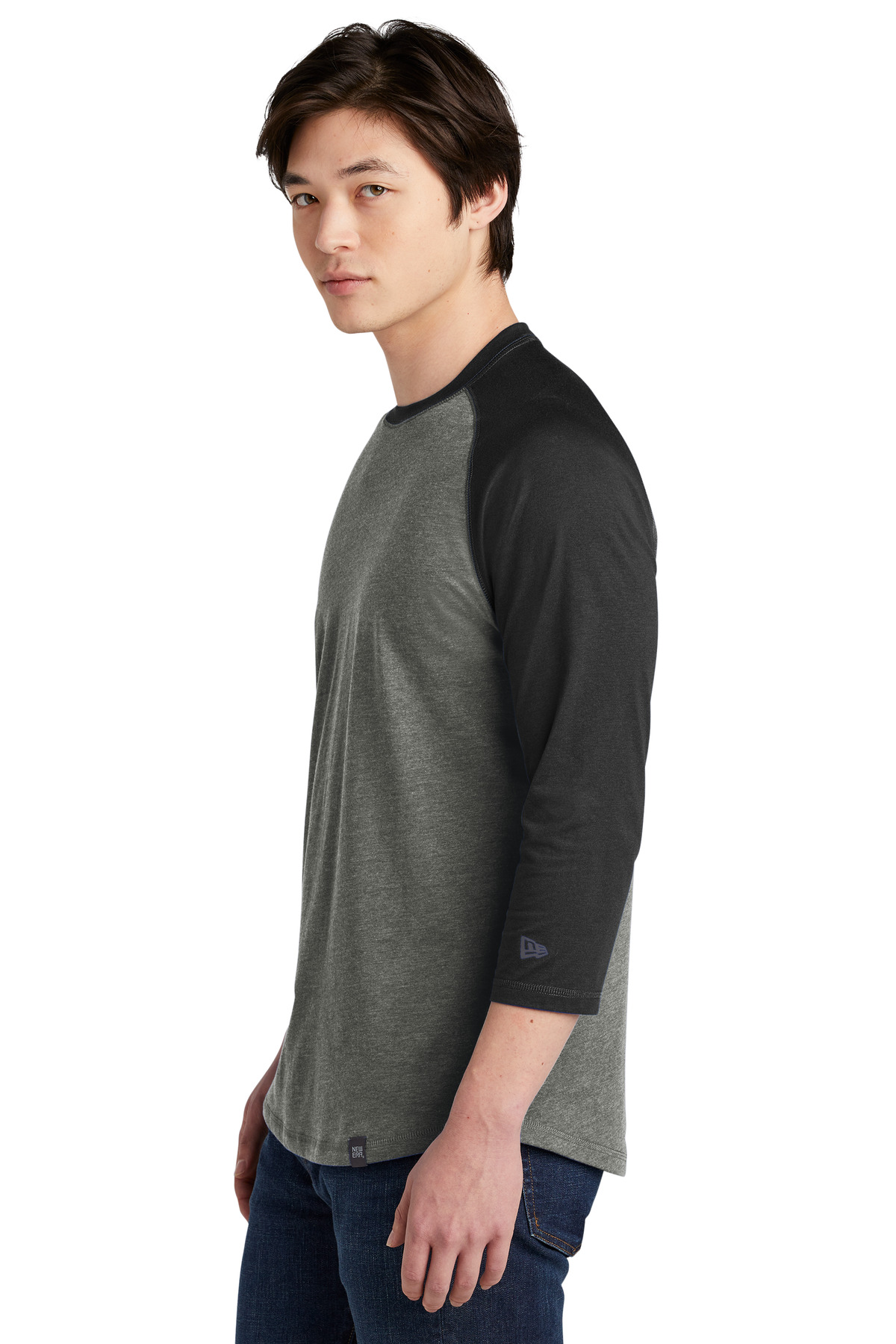 New Era Heritage Blend 3/4-Sleeve Baseball Raglan Tee. NEA104