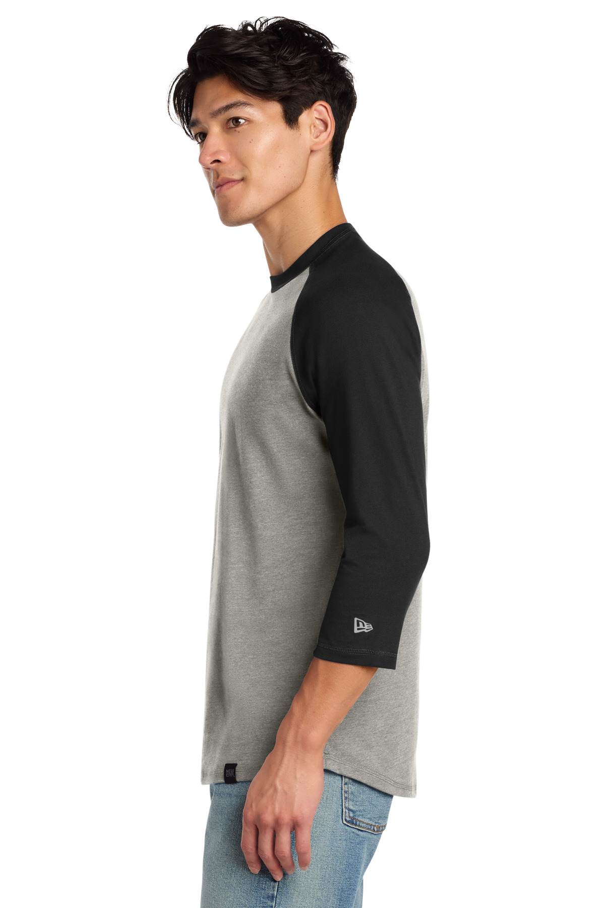 New Era Heritage Blend 3/4-Sleeve Baseball Raglan Tee. NEA104