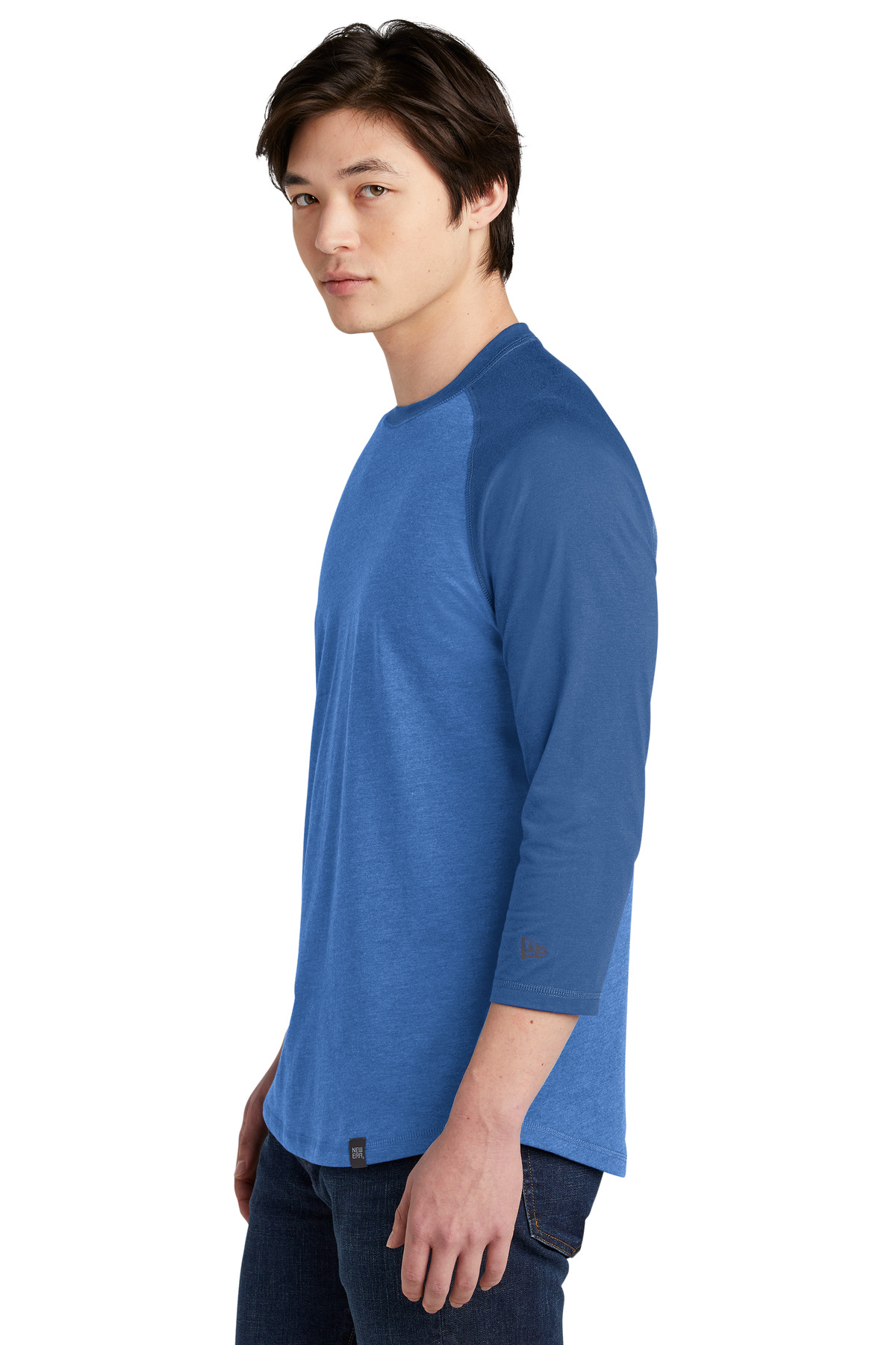 New Era Heritage Blend 3/4-Sleeve Baseball Raglan Tee. NEA104