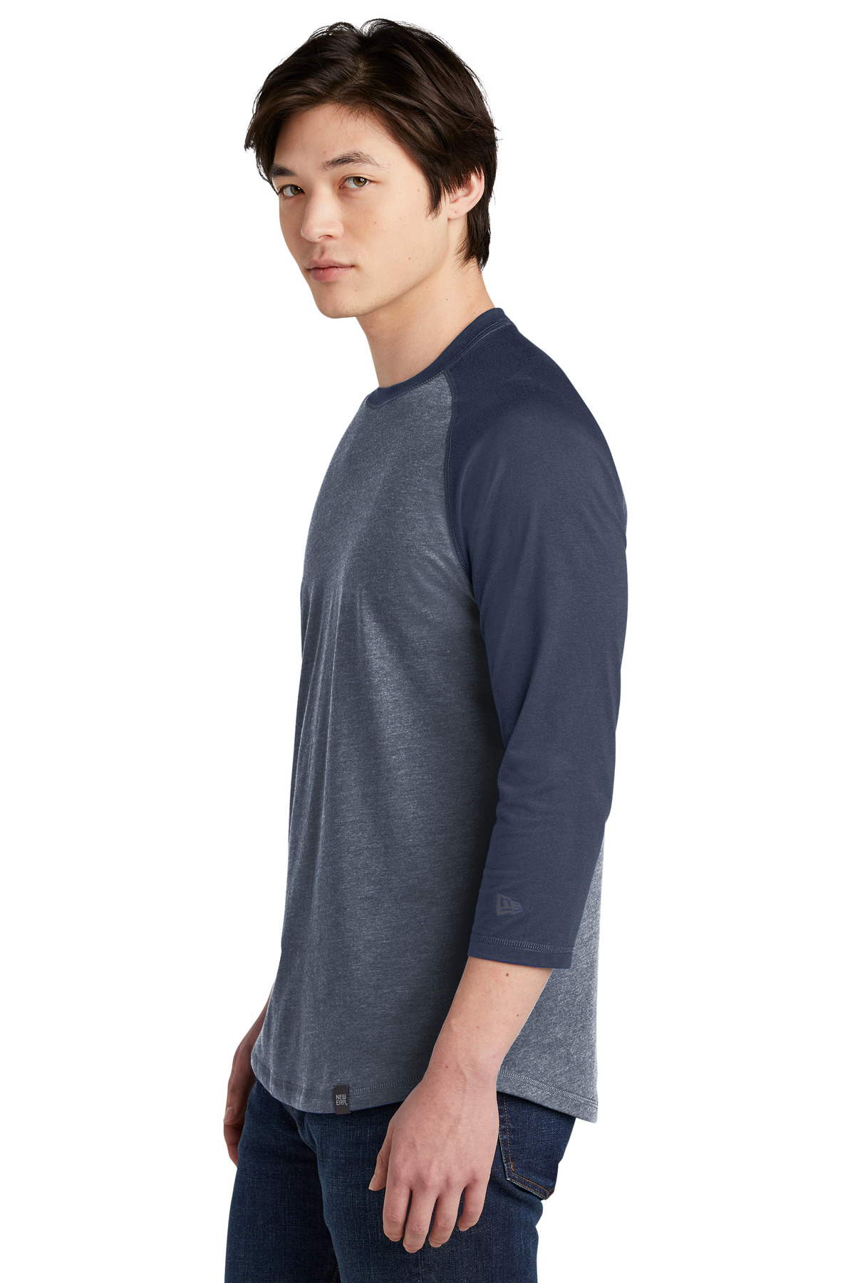 New Era Heritage Blend 3/4-Sleeve Baseball Raglan Tee. NEA104