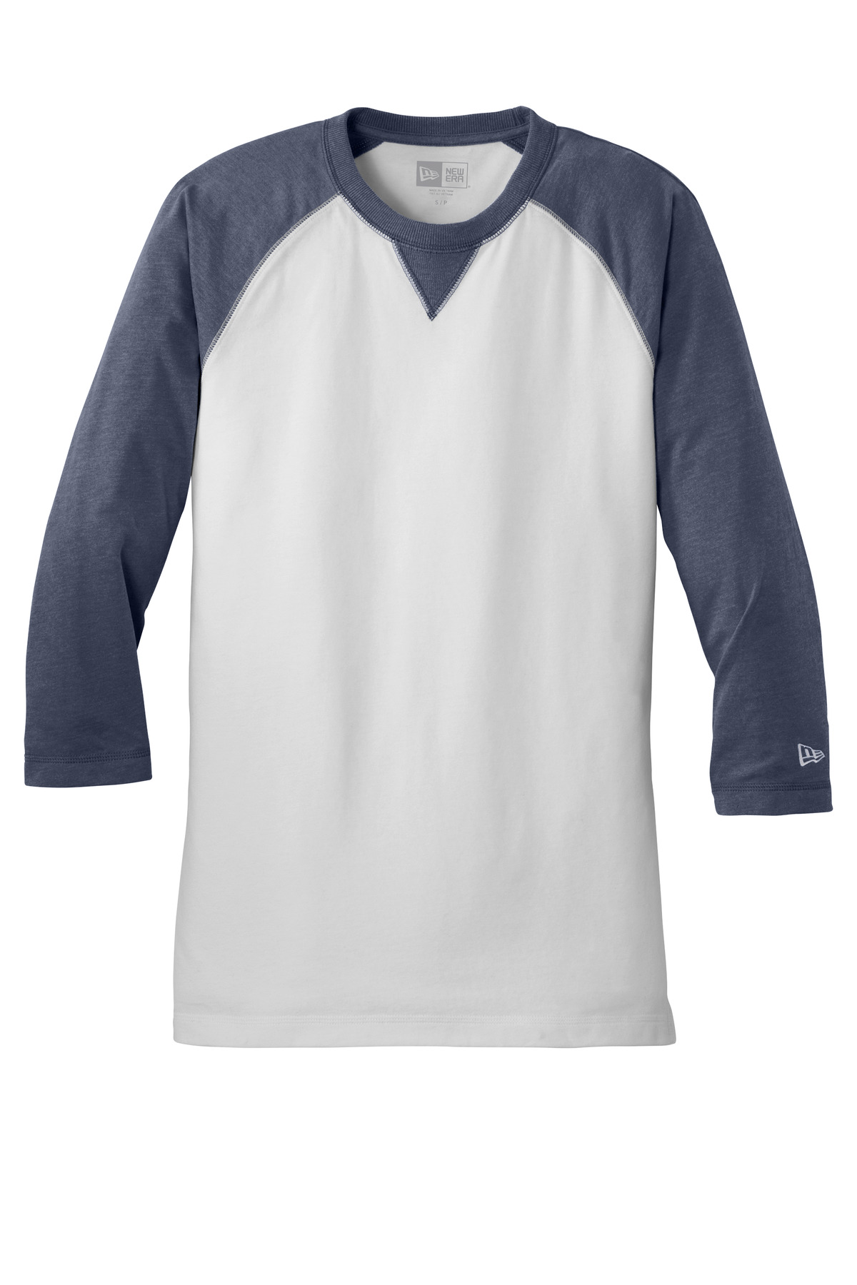 True Navy Heather/ White