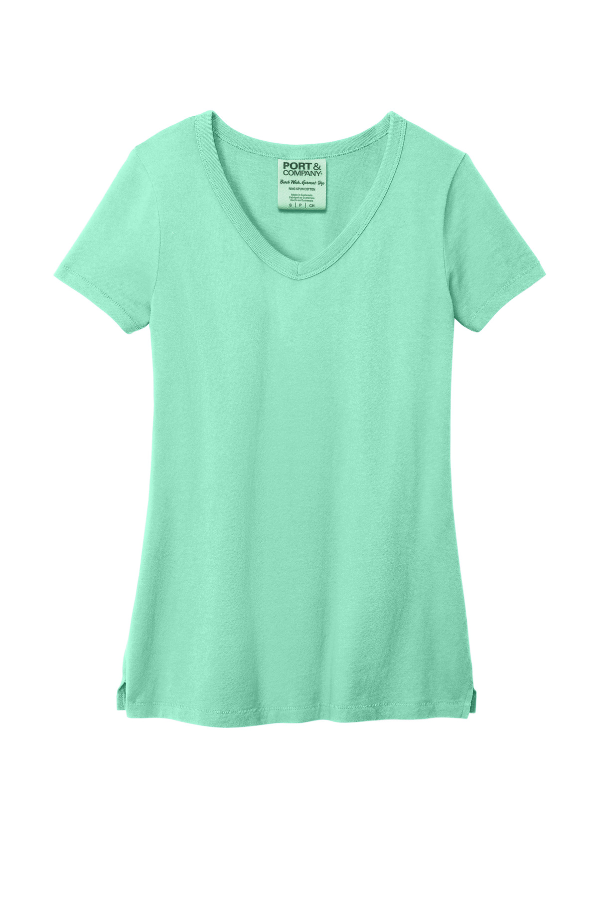 Port & Company Women's Beach Wash Garment-Dyed V-Neck Tee LPC099V