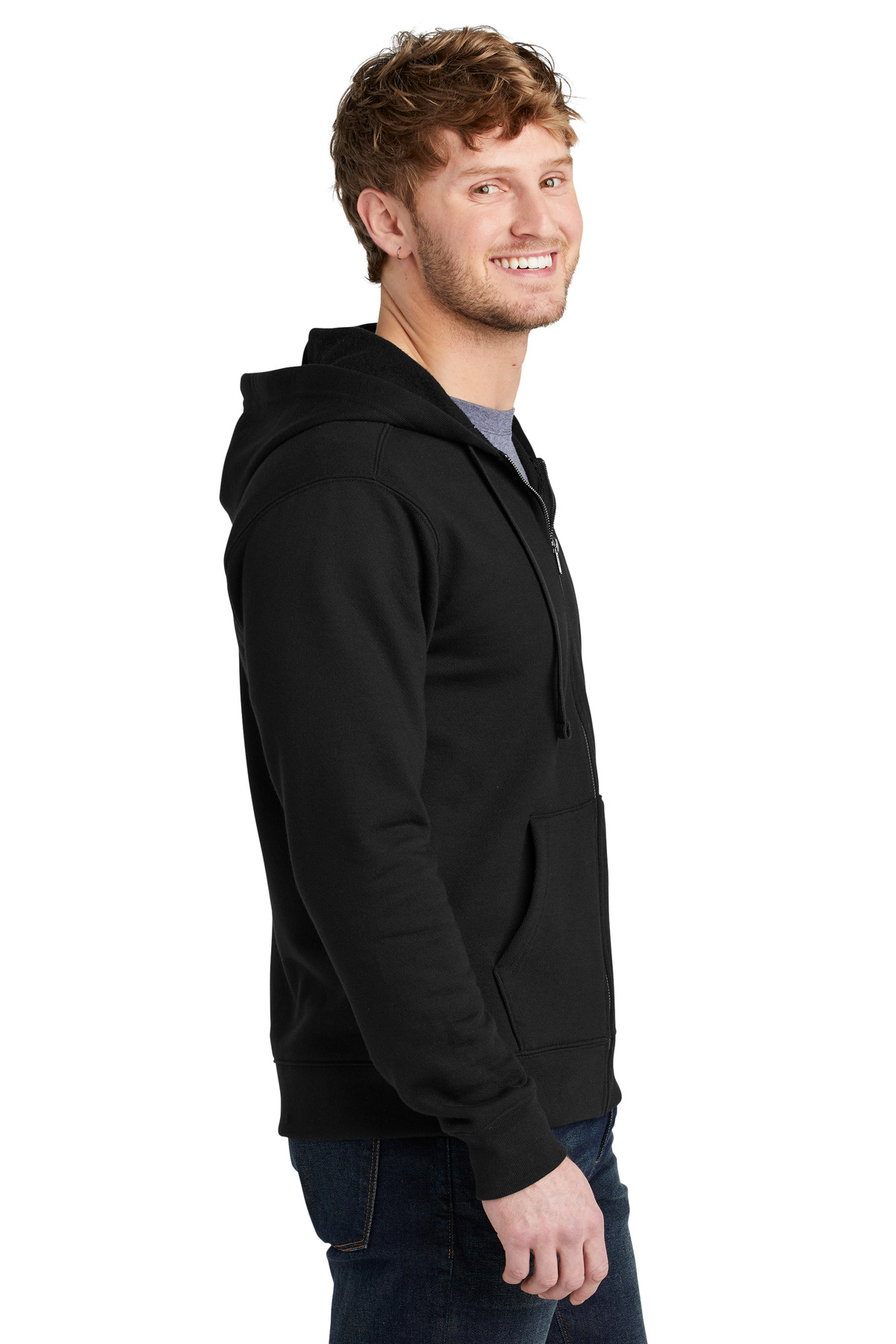 Volunteer Knitwear Chore Fleece Full-Zip Hoodie VL130ZH