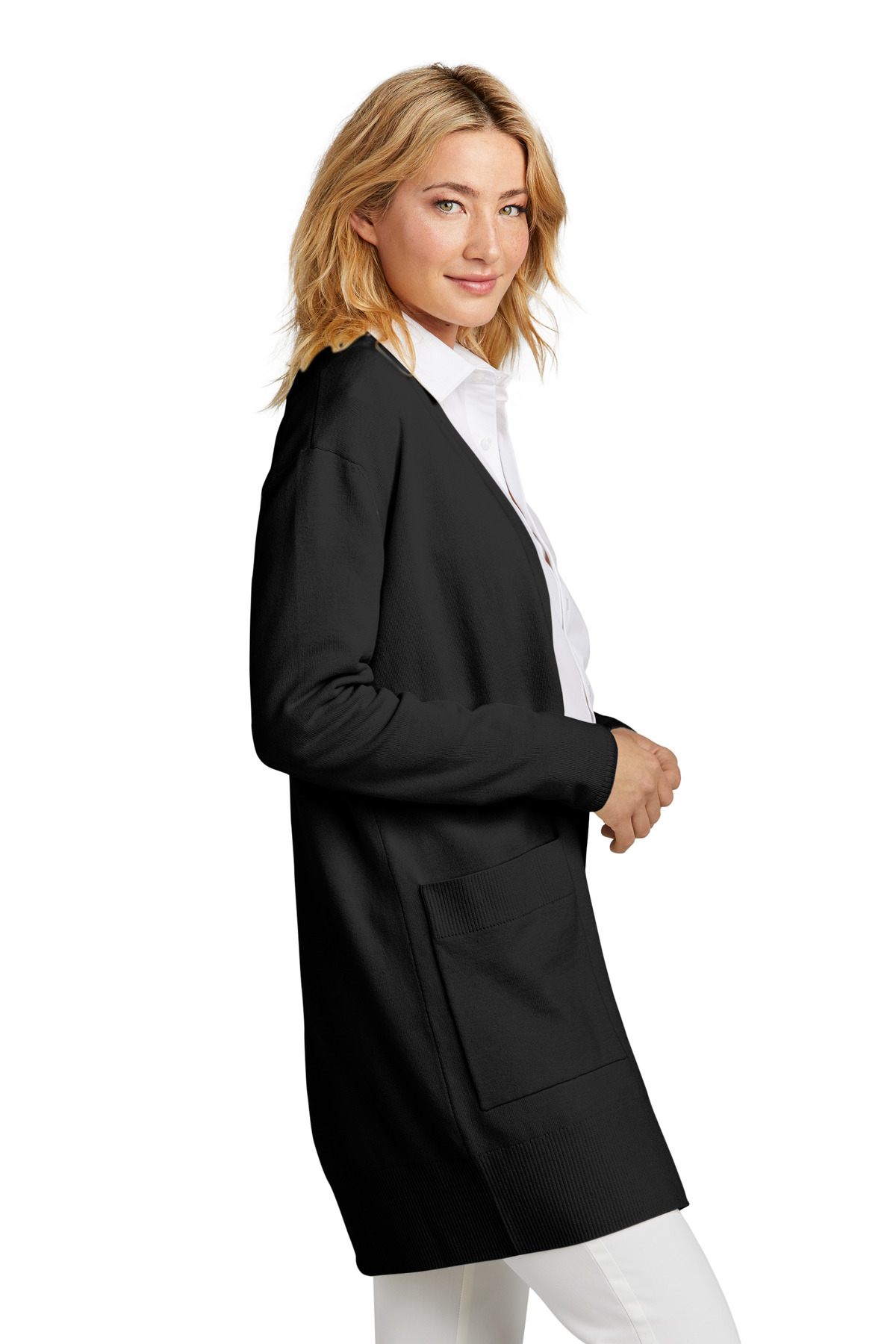 Mercer+Mettle Women's Open-Front Cardigan Sweater MM3023