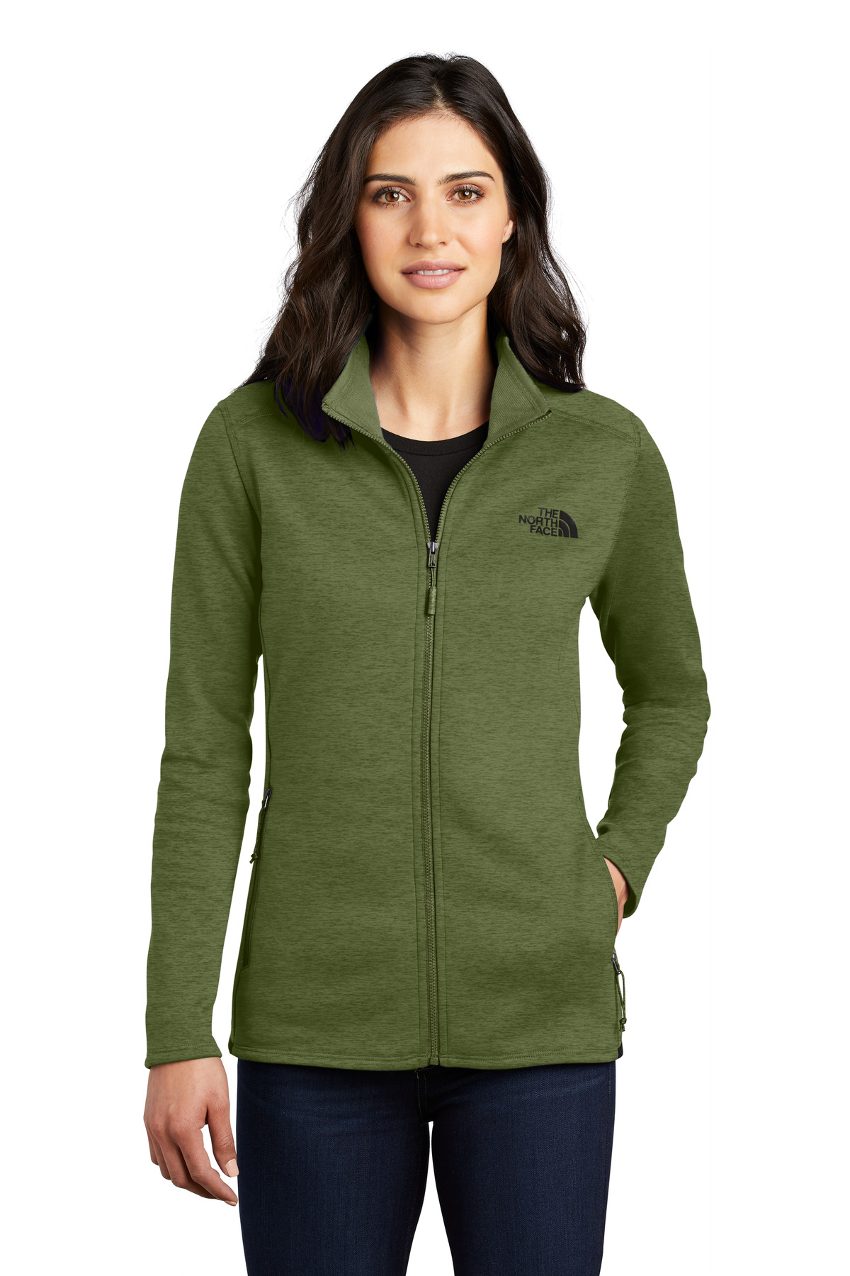 The North Face Ladies Skyline Full&#45;Zip Fleece Jacket-The North Face
