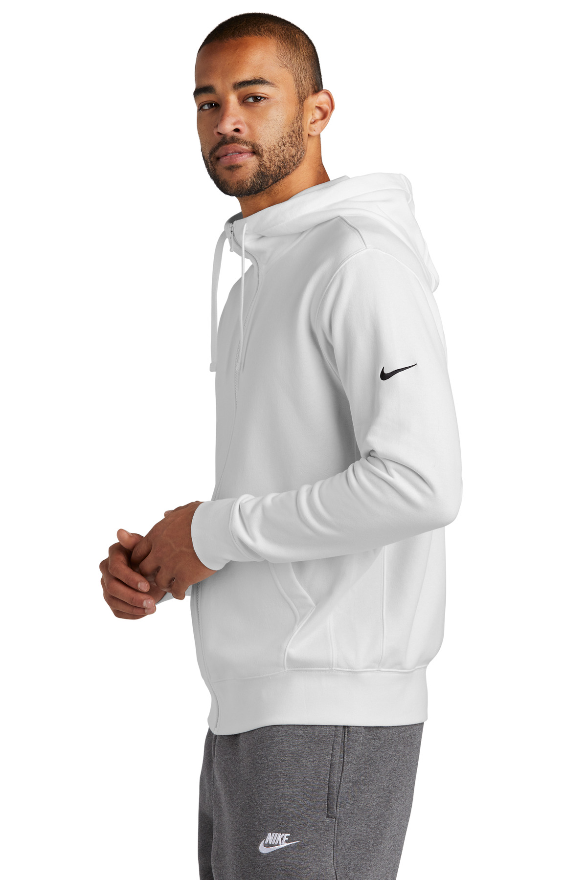 Nike Club Fleece Sleeve Swoosh Full-Zip Hoodie NKDR1513