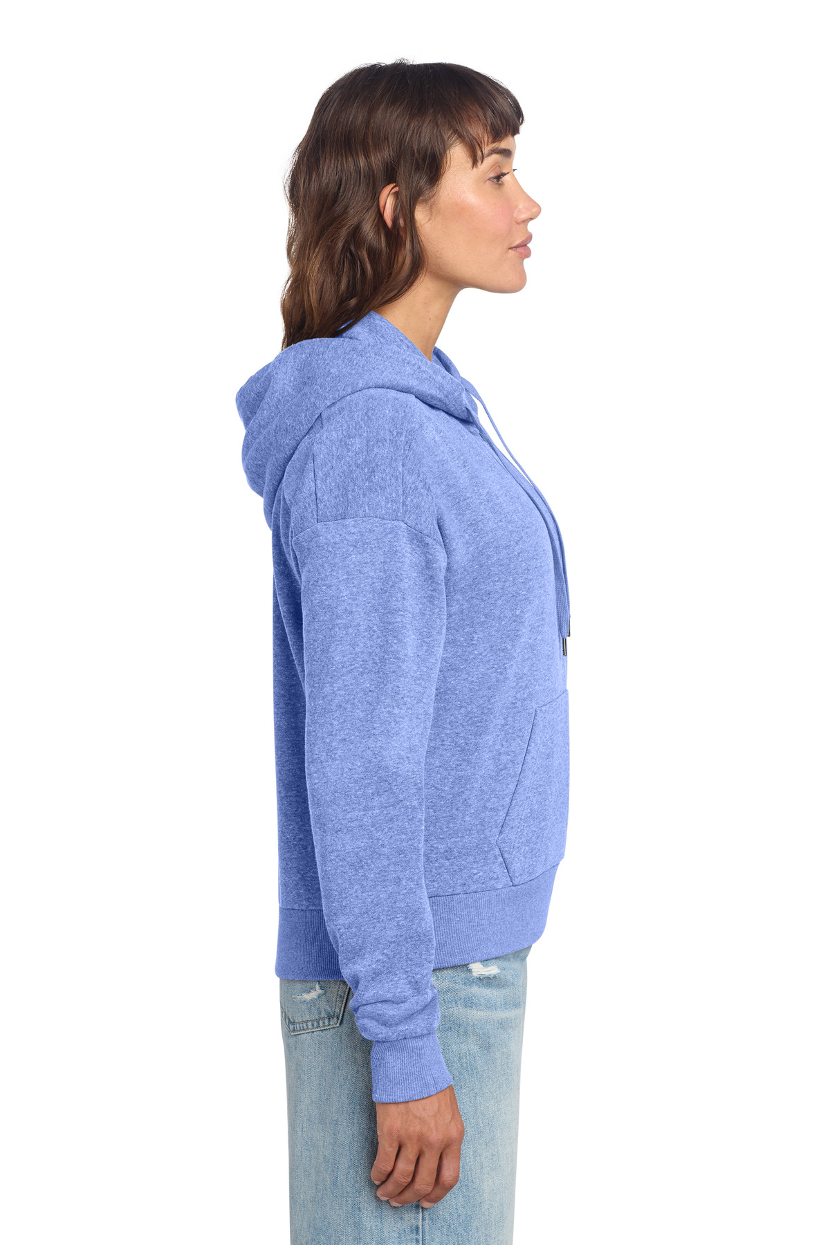 District Women's Perfect Tri Fleece 1/2-Zip Pullover DT1311