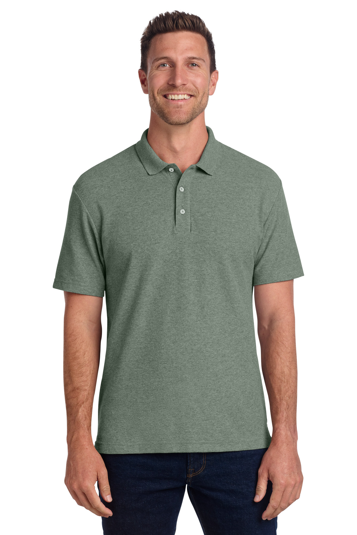 Port Authority ® C-FREE ® Cotton Blend Pique Polo K867 - Image 4