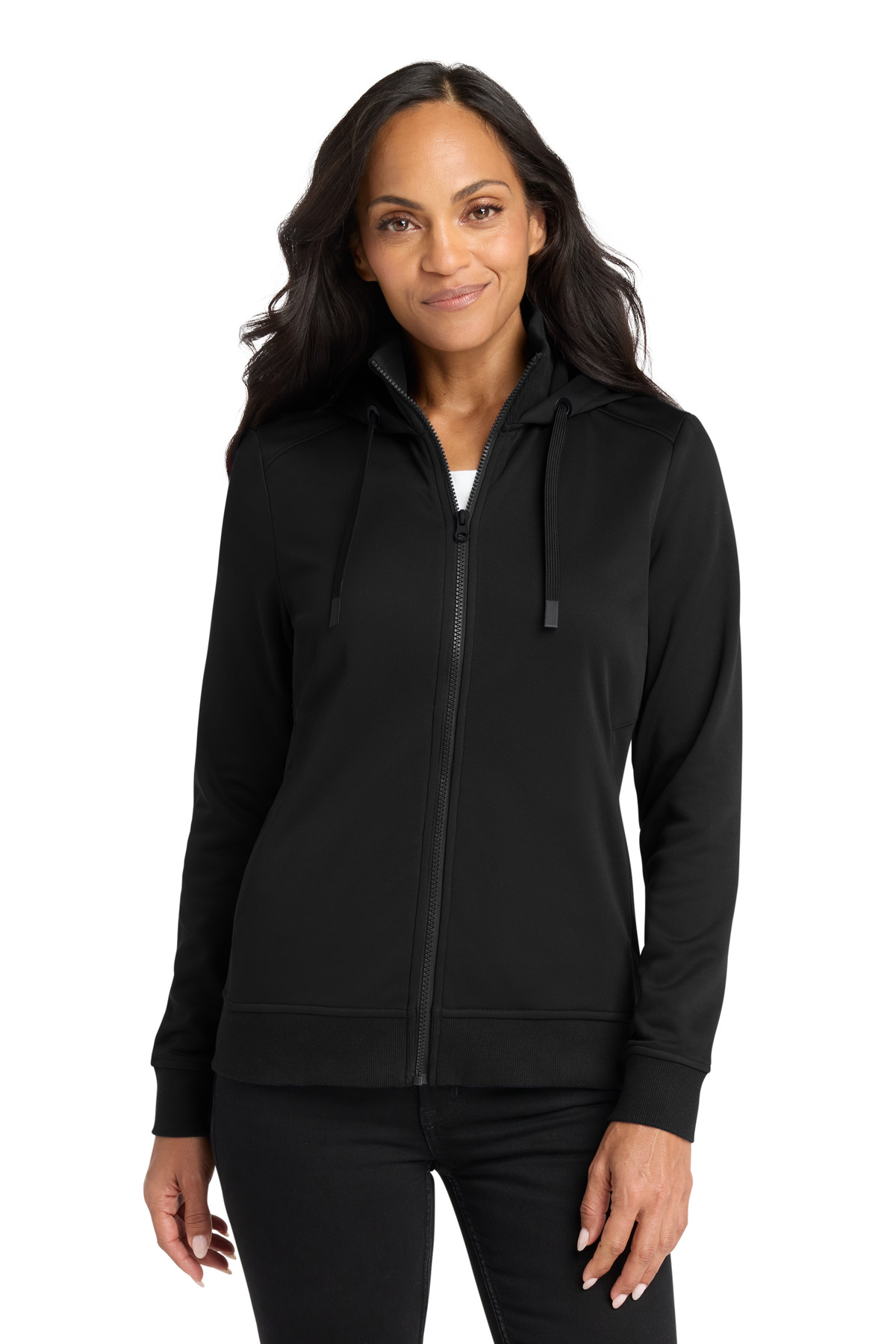 Port Authority ® Women's Smooth Fleece Hooded Jacket L814