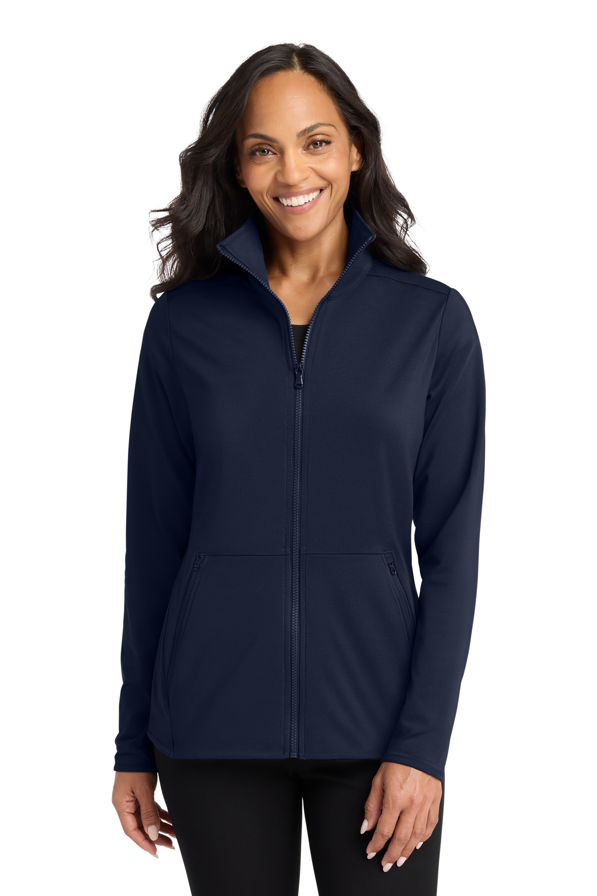 Port Authority ® Women's Accord Stretch Fleece Full-Zip LK595 - Image 3