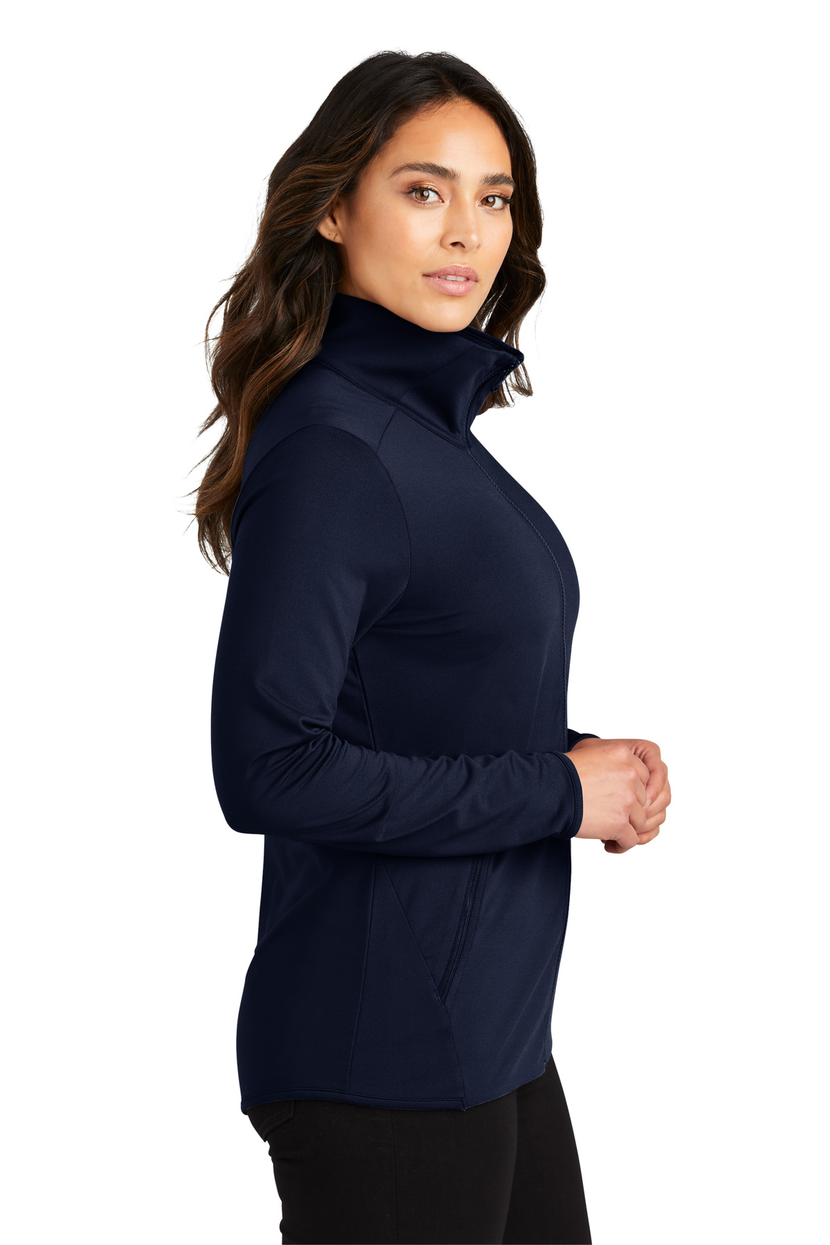 Port Authority Women's Accord Stretch Fleece Full-Zip LK595