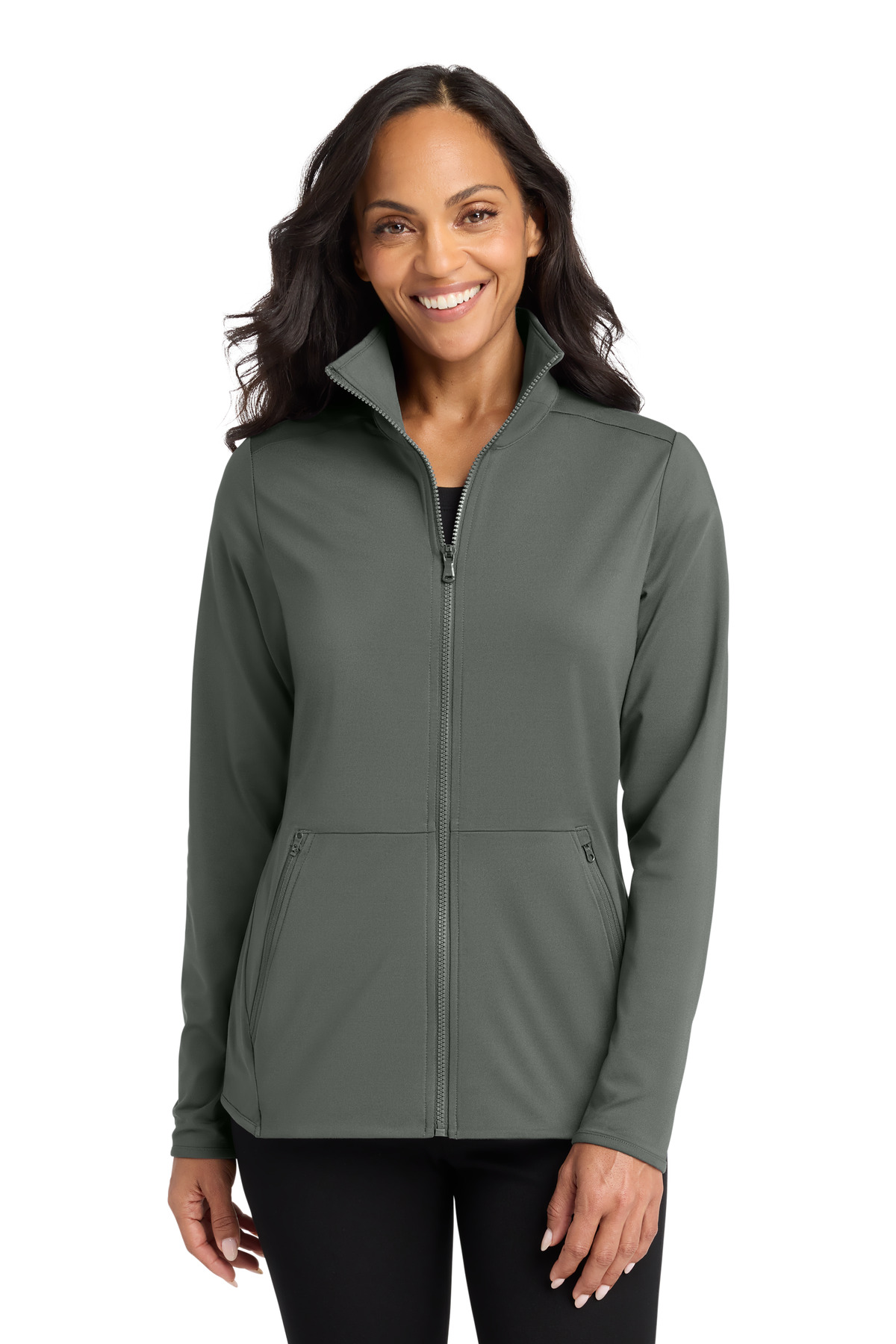 Port Authority ® Women's Accord Stretch Fleece Full-Zip LK595 - Image 4