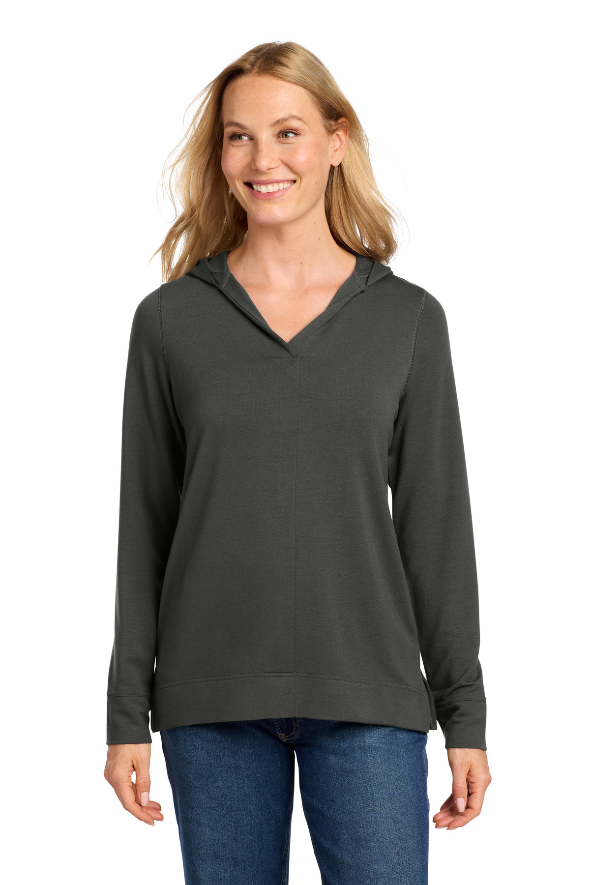 Port Authority ® Women's Microterry Pullover Hoodie LK826 - Image 3
