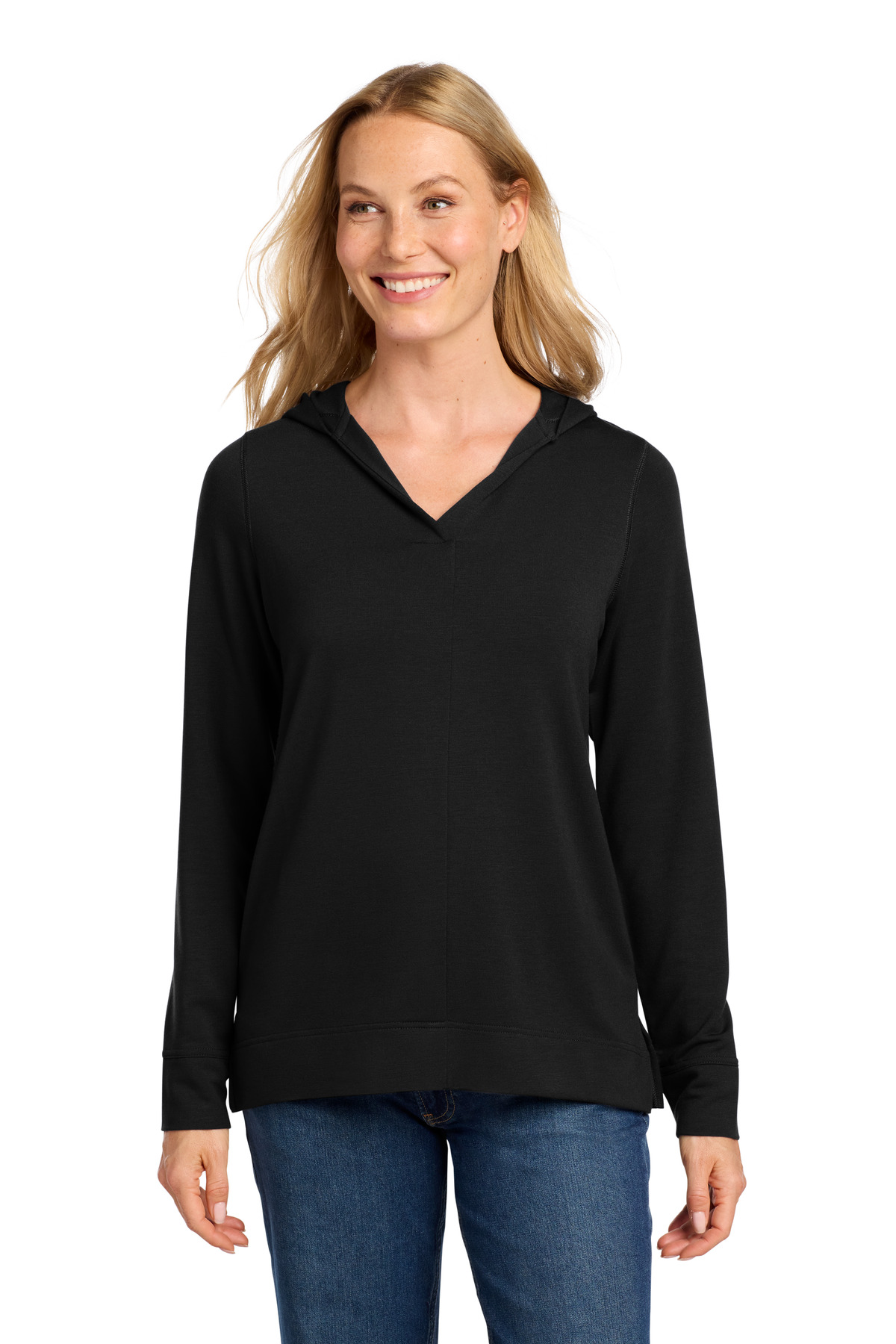 Port Authority ® Women's Microterry Pullover Hoodie LK826 - Image 4