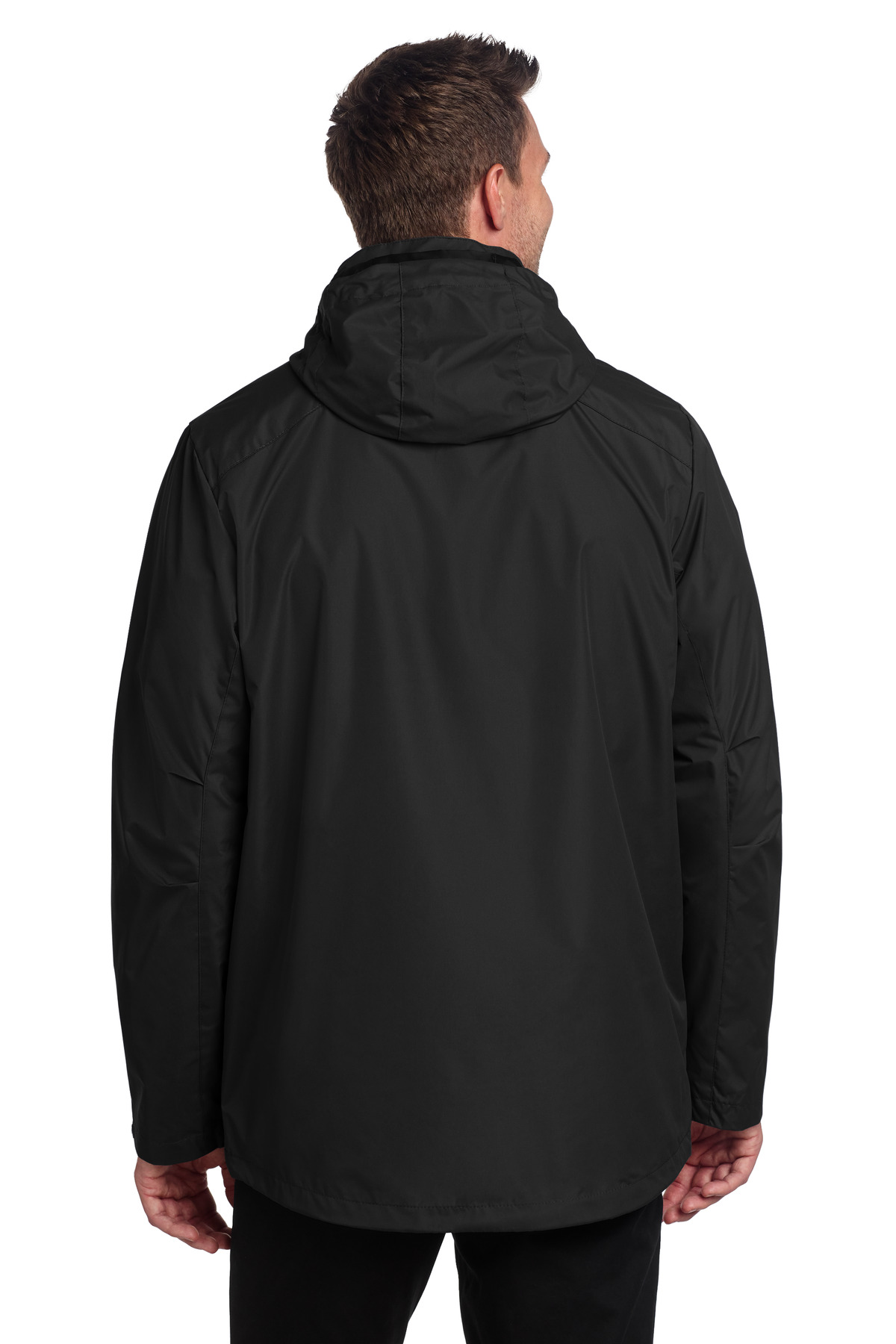 Port Authority All-Weather 3-in-1 Jacket back view