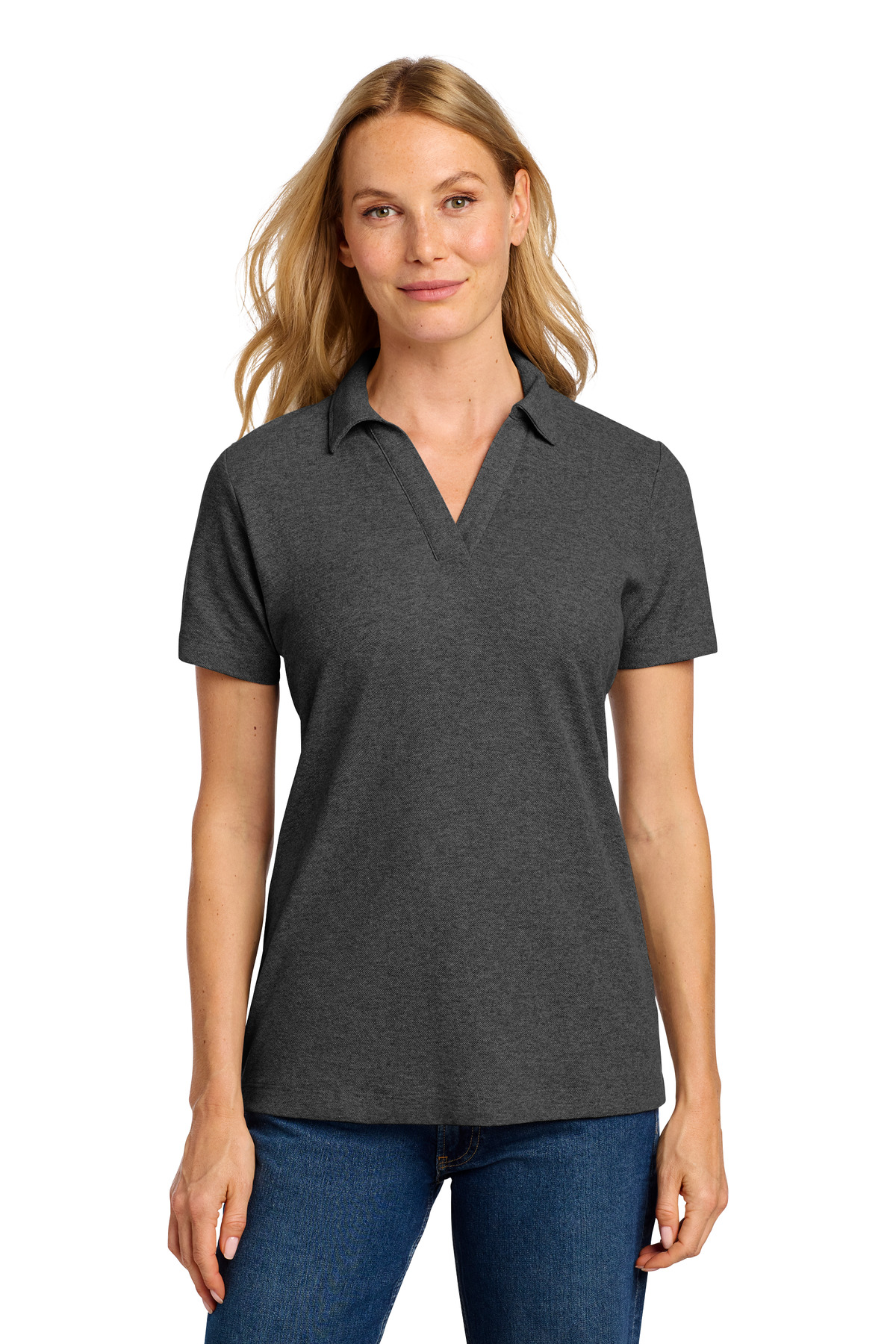 Port Authority ® Women's C-FREE ® Cotton Blend Pique Polo LK867 - Image 3