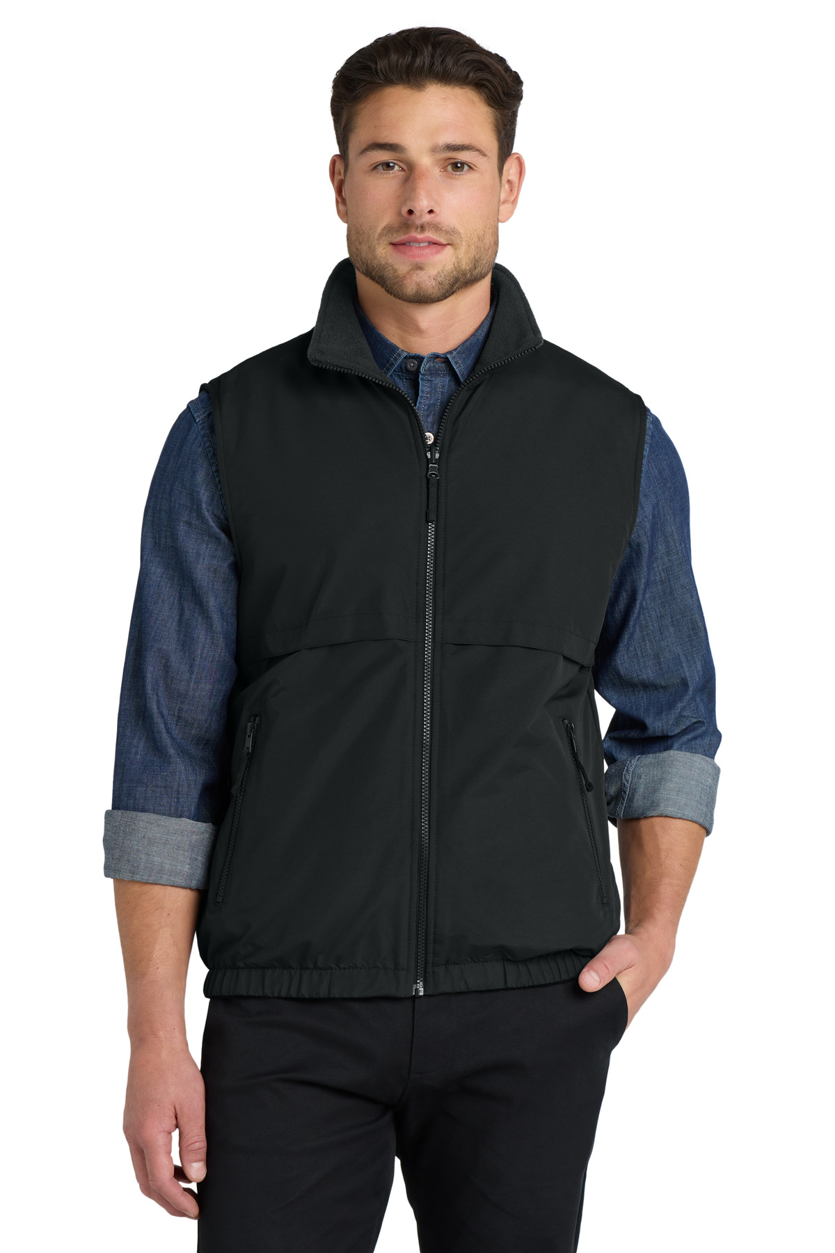 Port Authority ® Reversible Charger Vest. J7490 - Image 2