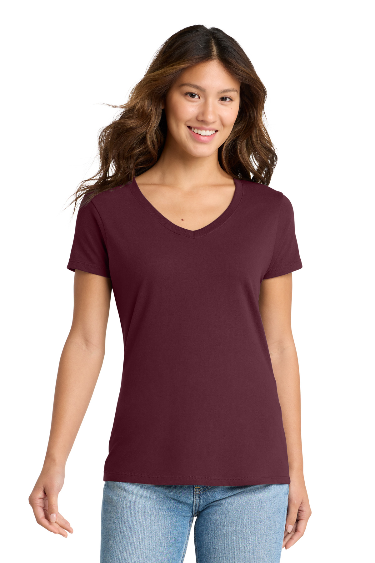 Port & Co LPC450V swatch in Athletic Maroon