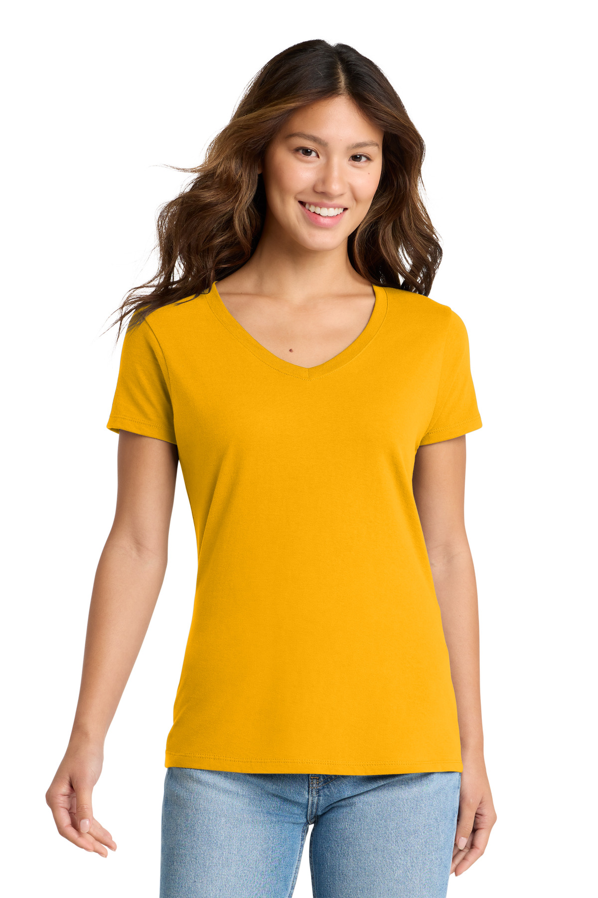 Port & Co Women's Fan Favorite V-Neck Tee. LPC450V