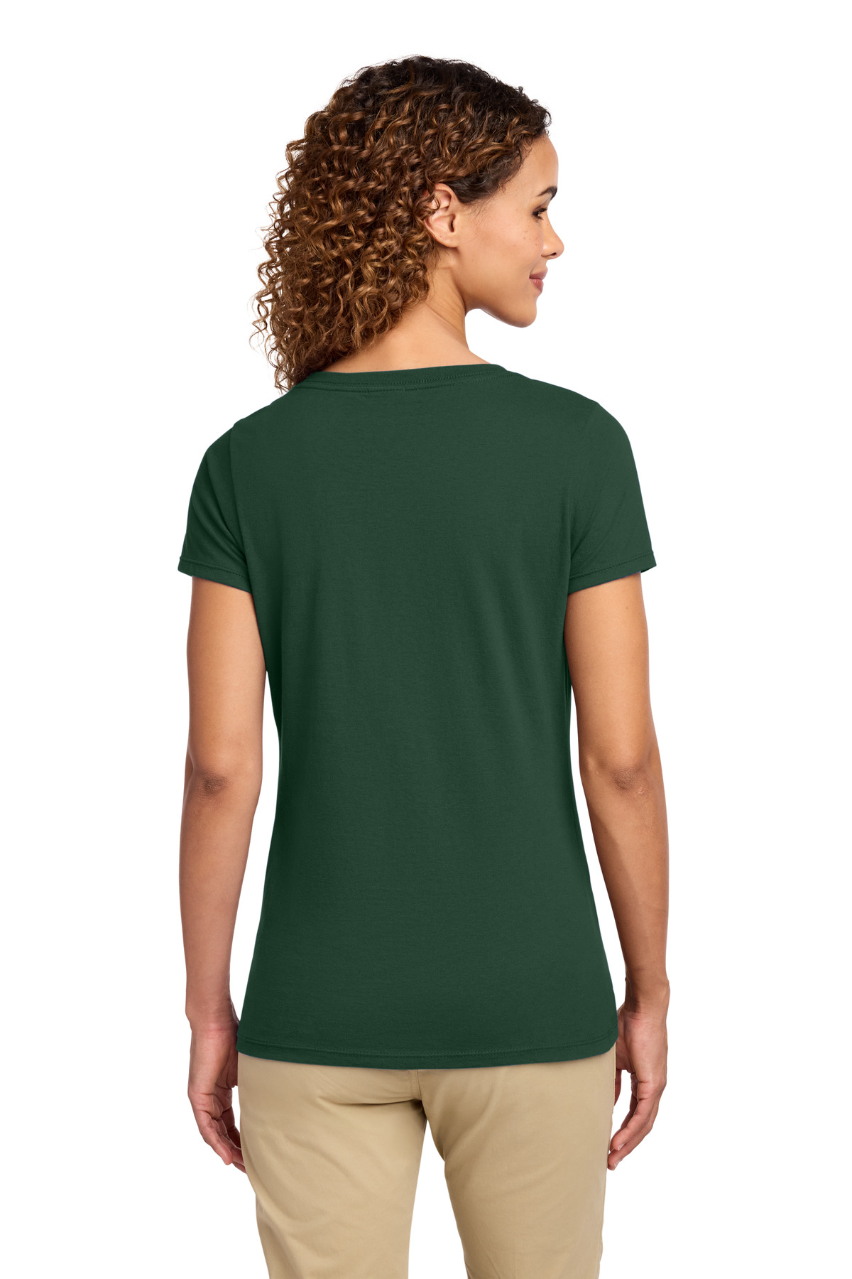 Port & Co Women's Fan Favorite V-Neck Tee. LPC450V