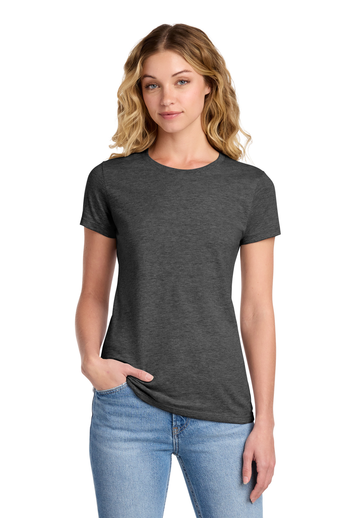 Port & Co LPC450 swatch in Dark Heather Grey
