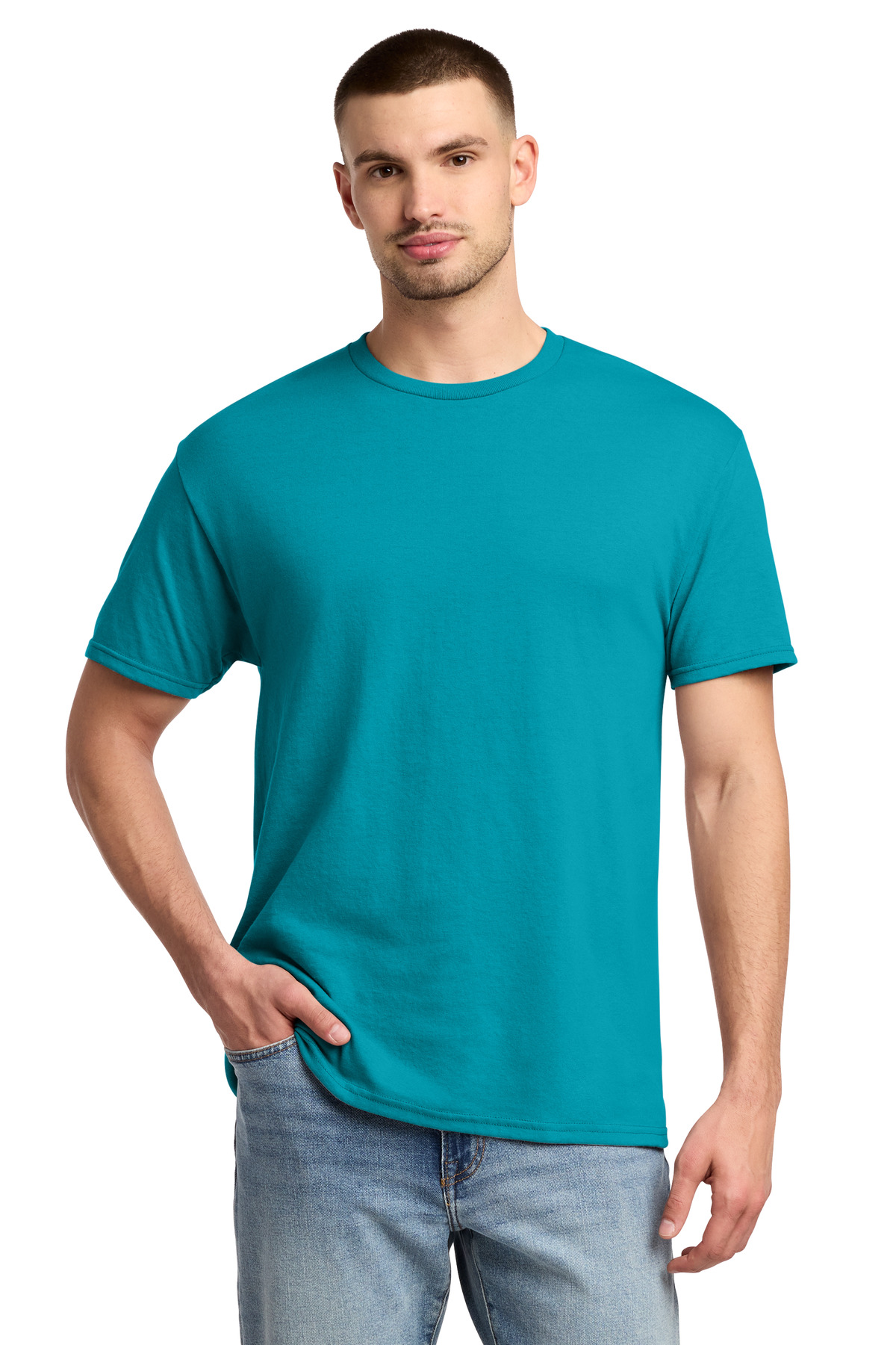 Jerzees ® - Dri-Power ® 50/50 Cotton/Poly T-Shirt. 29M - California Blue