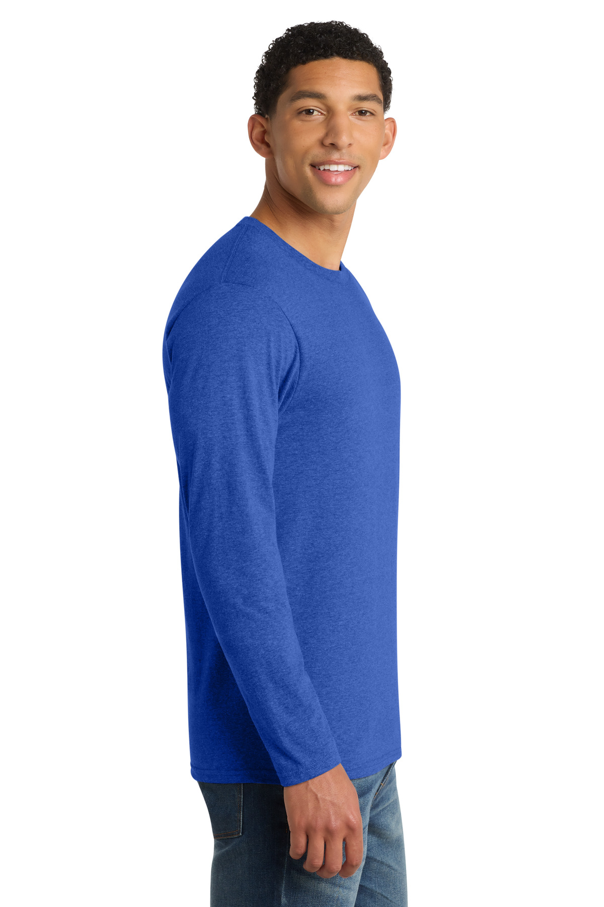 Port & Co Long Sleeve Fan Favorite Blend Tee. PC455LS