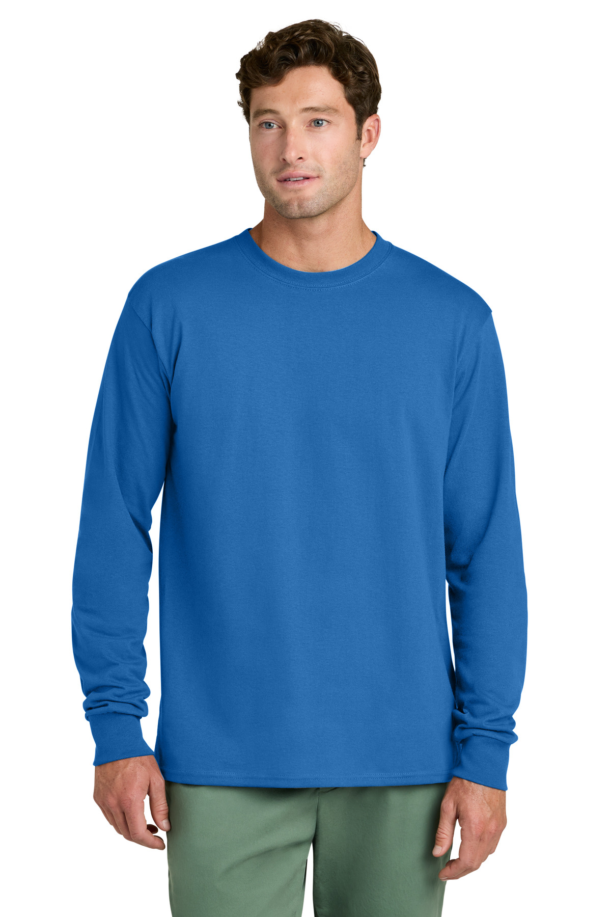 Port & Co ™ Long Sleeve Core Cotton Tee. PC54LS - Royal