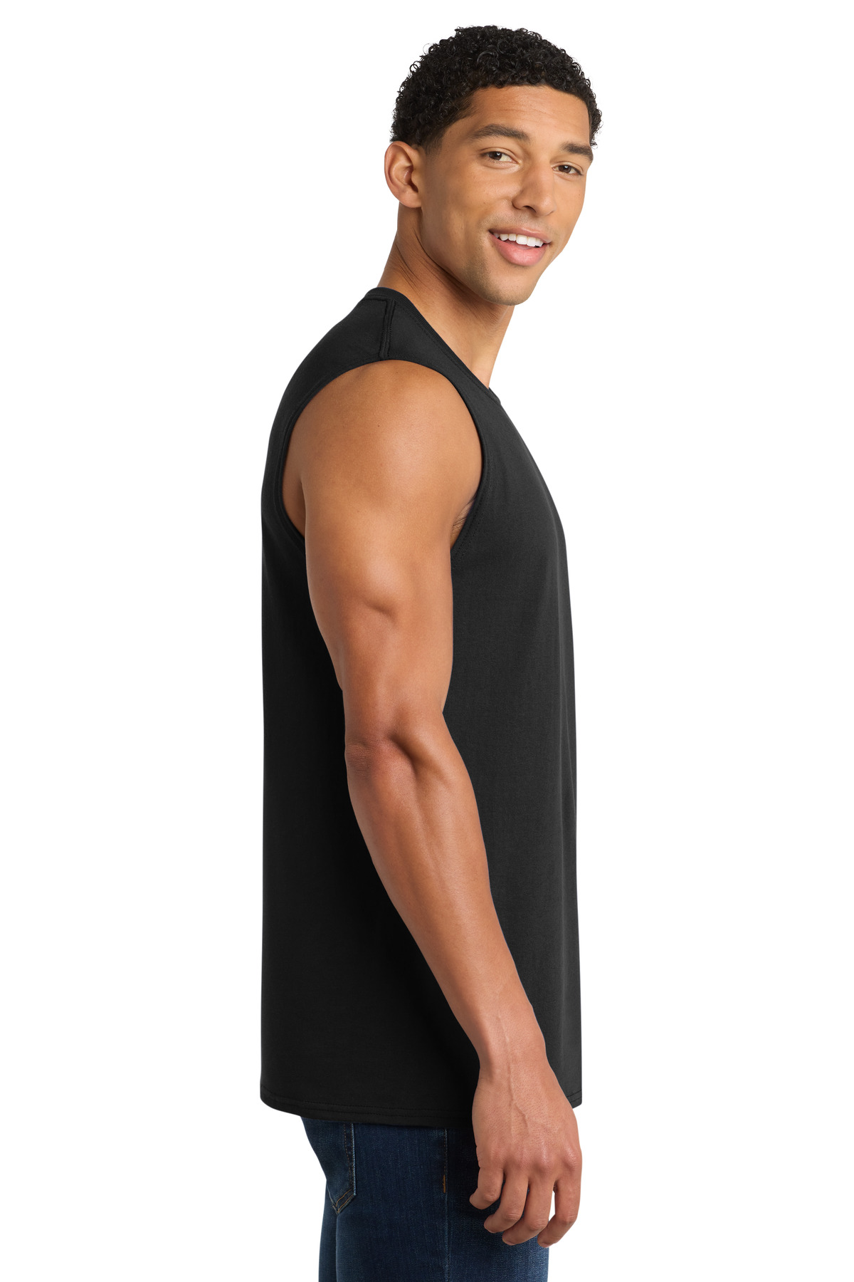 Port & Co Core Cotton Sleeveless Tee. PC54SL