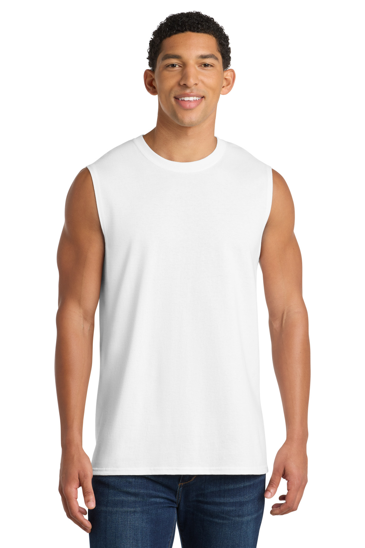 Port & Co Core Cotton Sleeveless Tee-Port & Company
