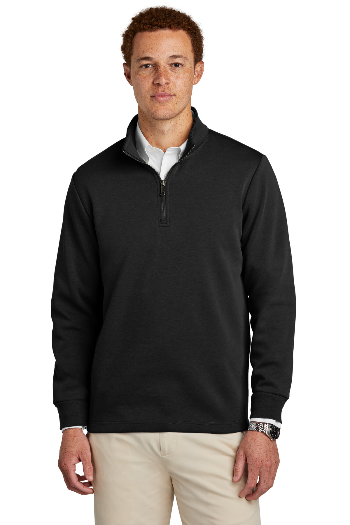 Brooks Brothers Double-Knit 1/4-Zip-Brooks Brothers