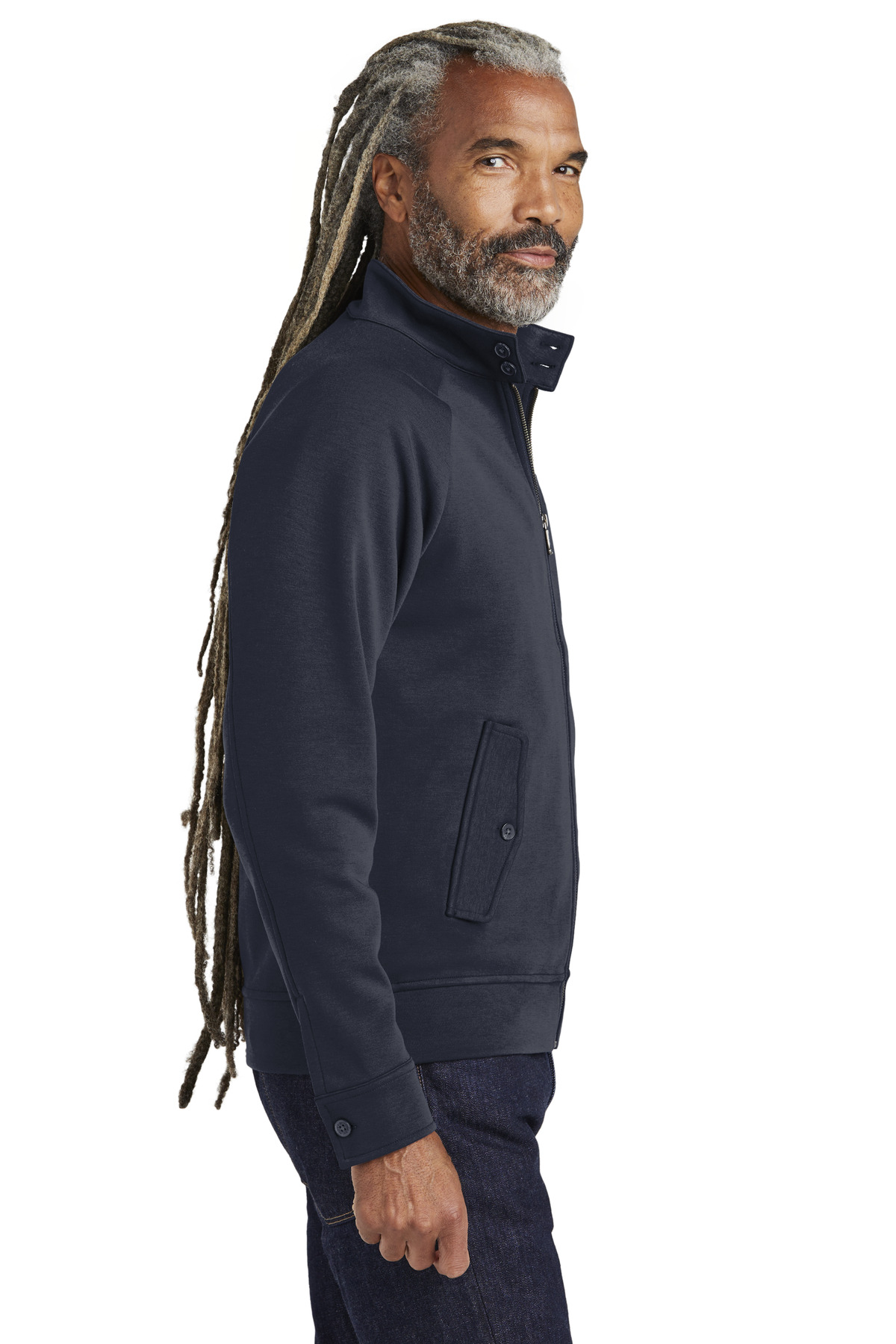 Brooks Brothers Double-Knit Full-Zip BB18210