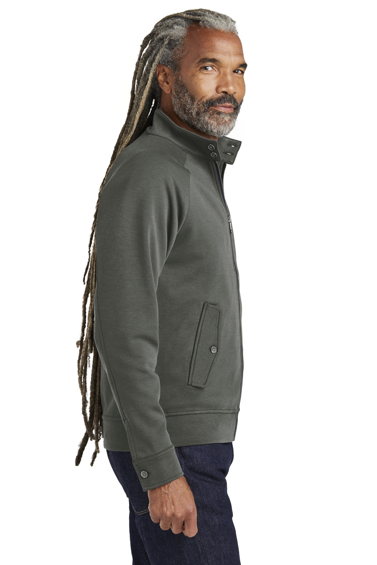 Brooks Brothers Double-Knit Full-Zip BB18210
